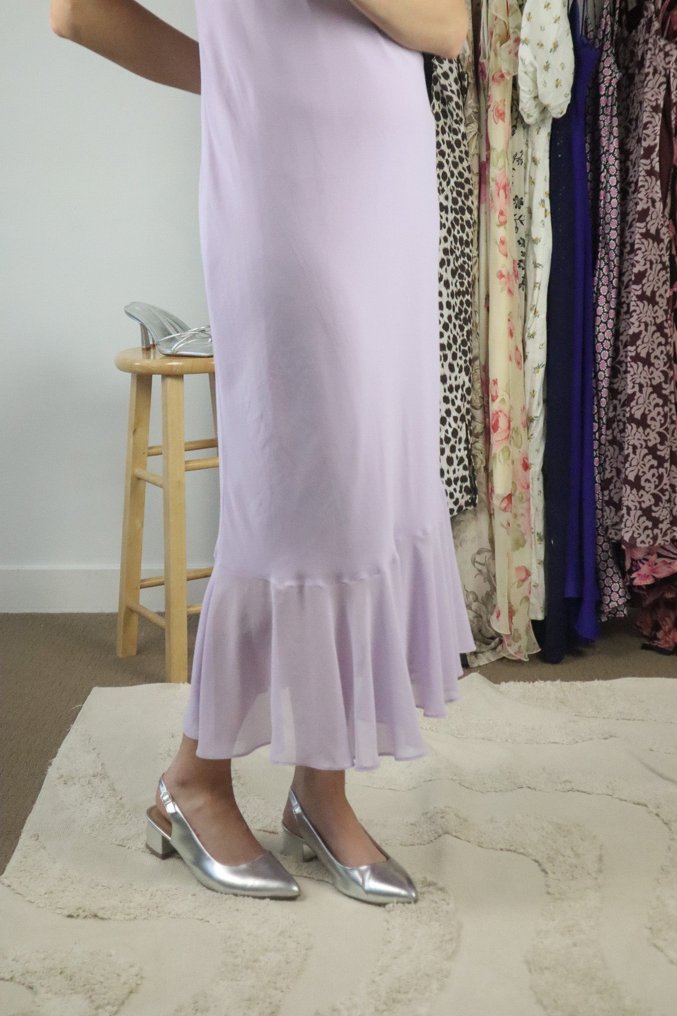Modern x Metallic Sling backs (8.5/9)