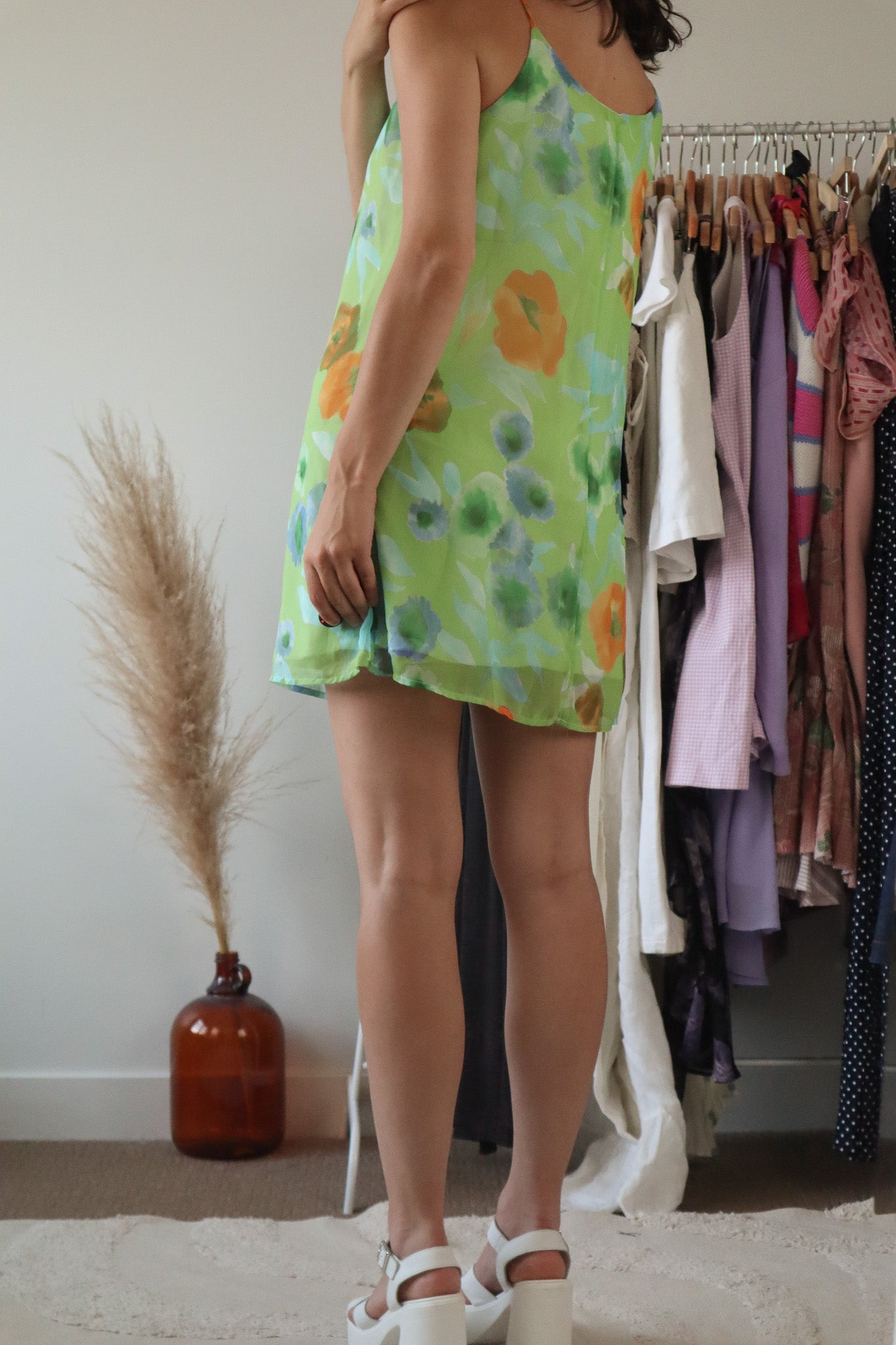 Made in Canada x Vintage x Floral Mini Dress (6)