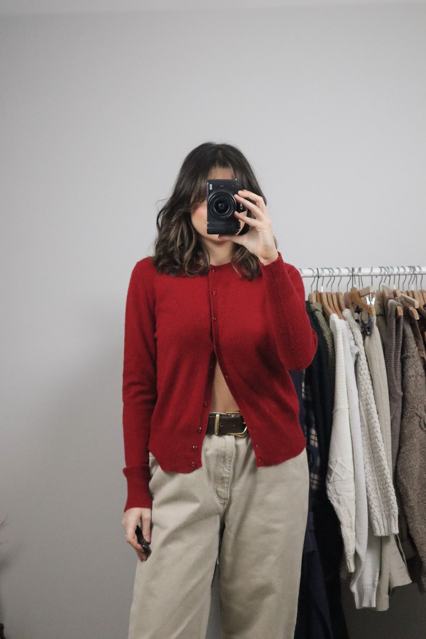 Vintage x Cashmere Cardigan (M)