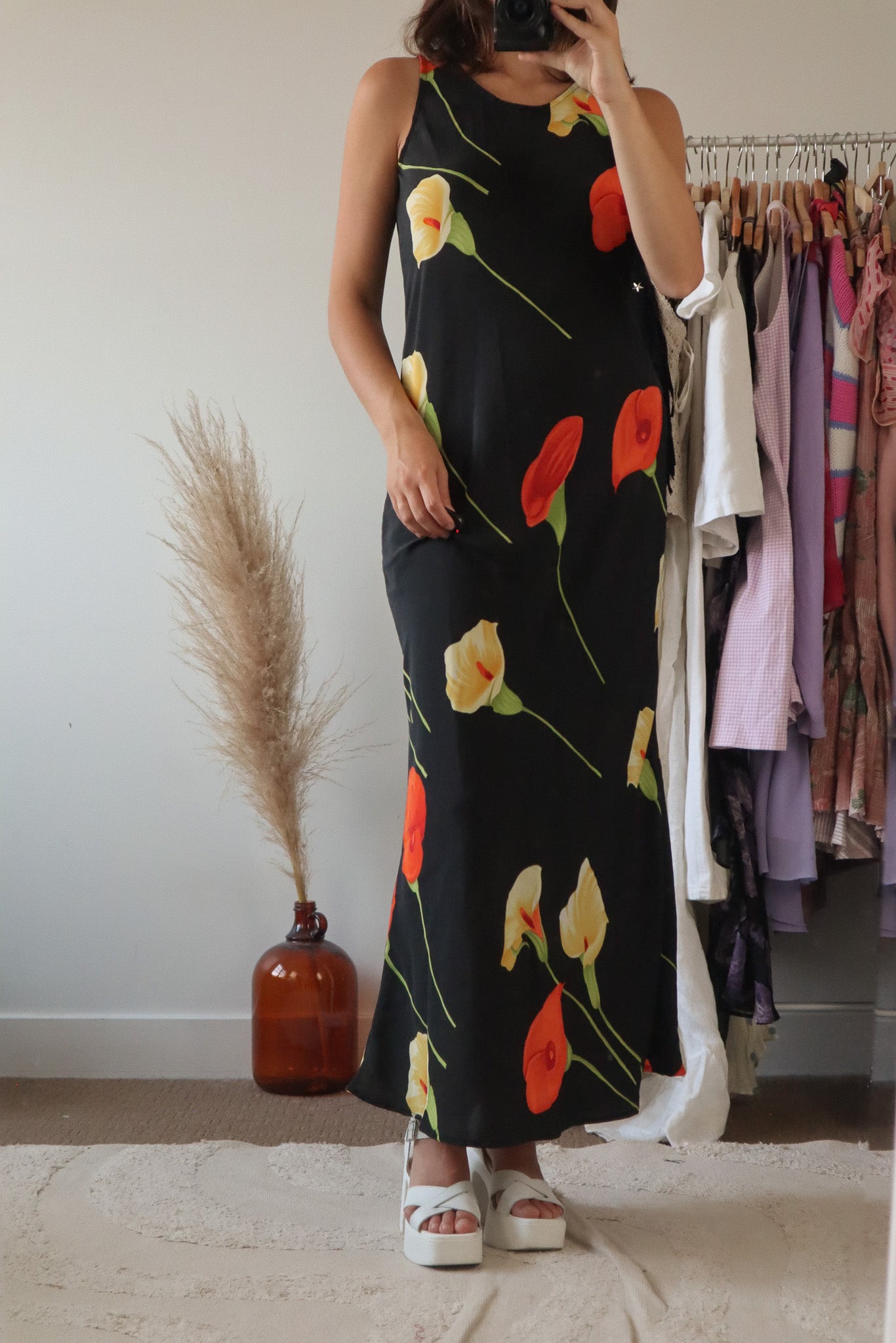 Made in Canada x Vintage x Floral Maxi Dress (4/6)