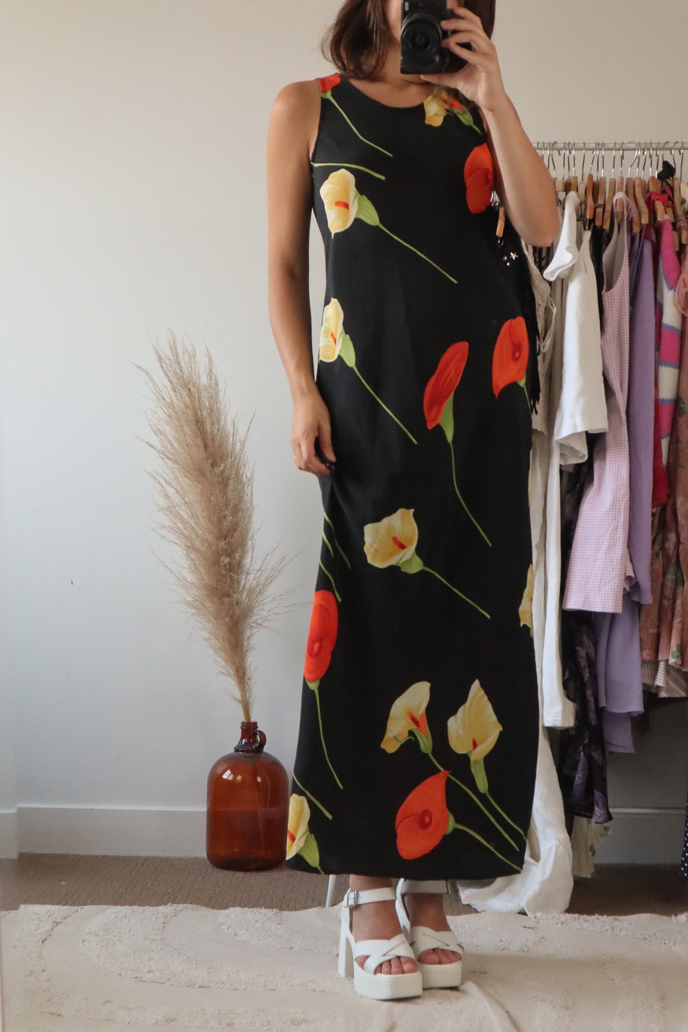 Made in Canada x Vintage x Floral Maxi Dress (4/6)
