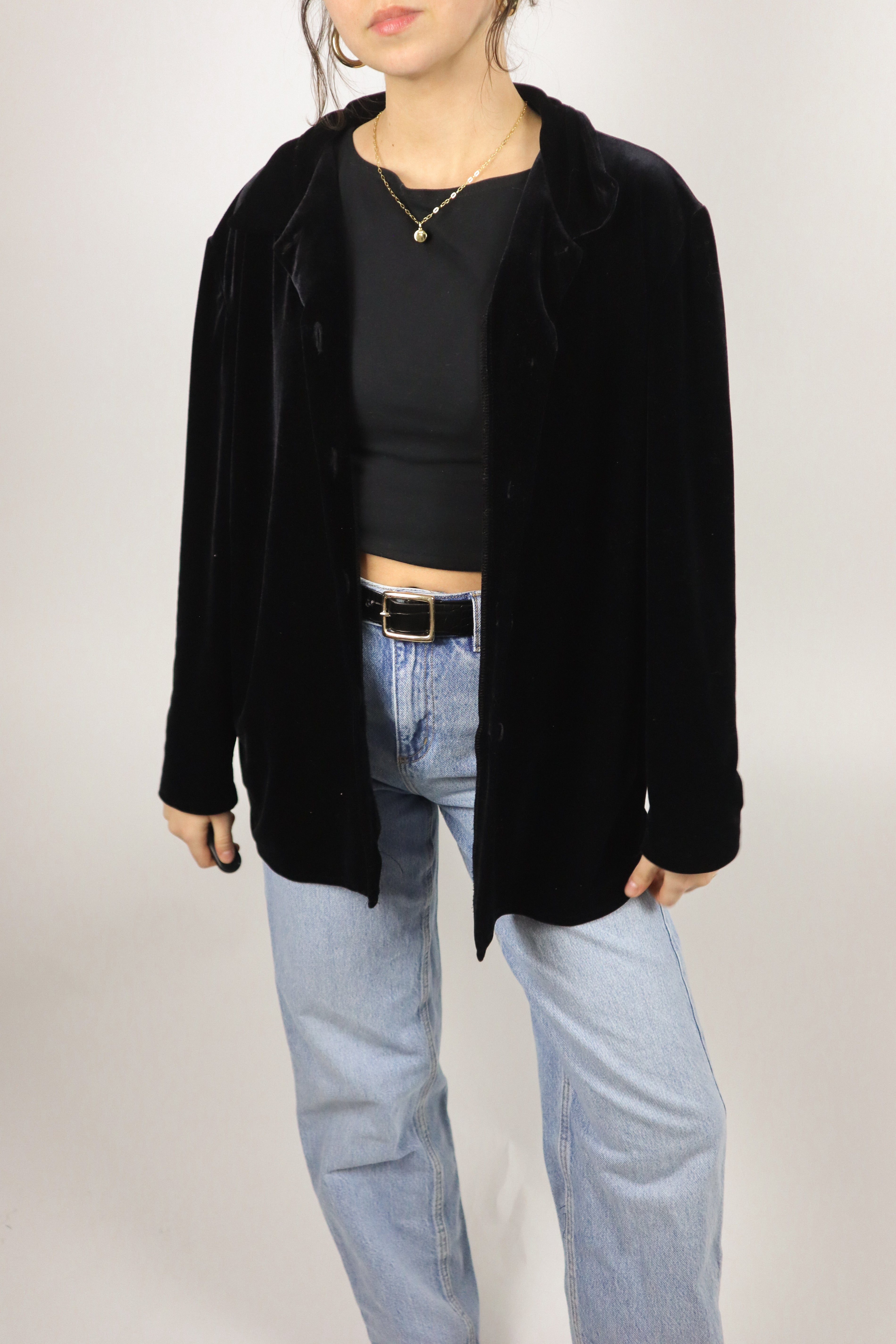 Vintage x Velvet Button Up (M/L)