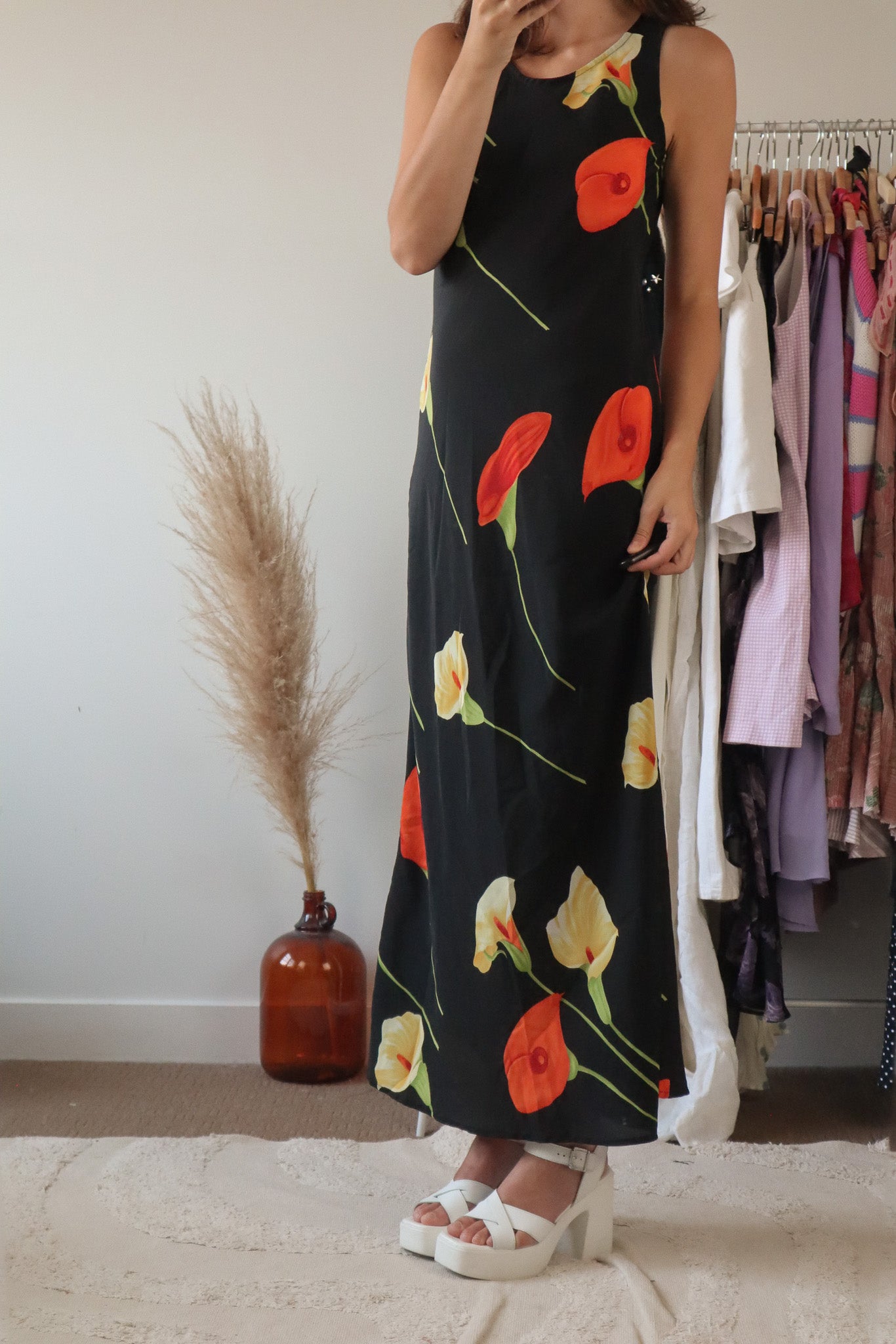Made in Canada x Vintage x Floral Maxi Dress (4/6)