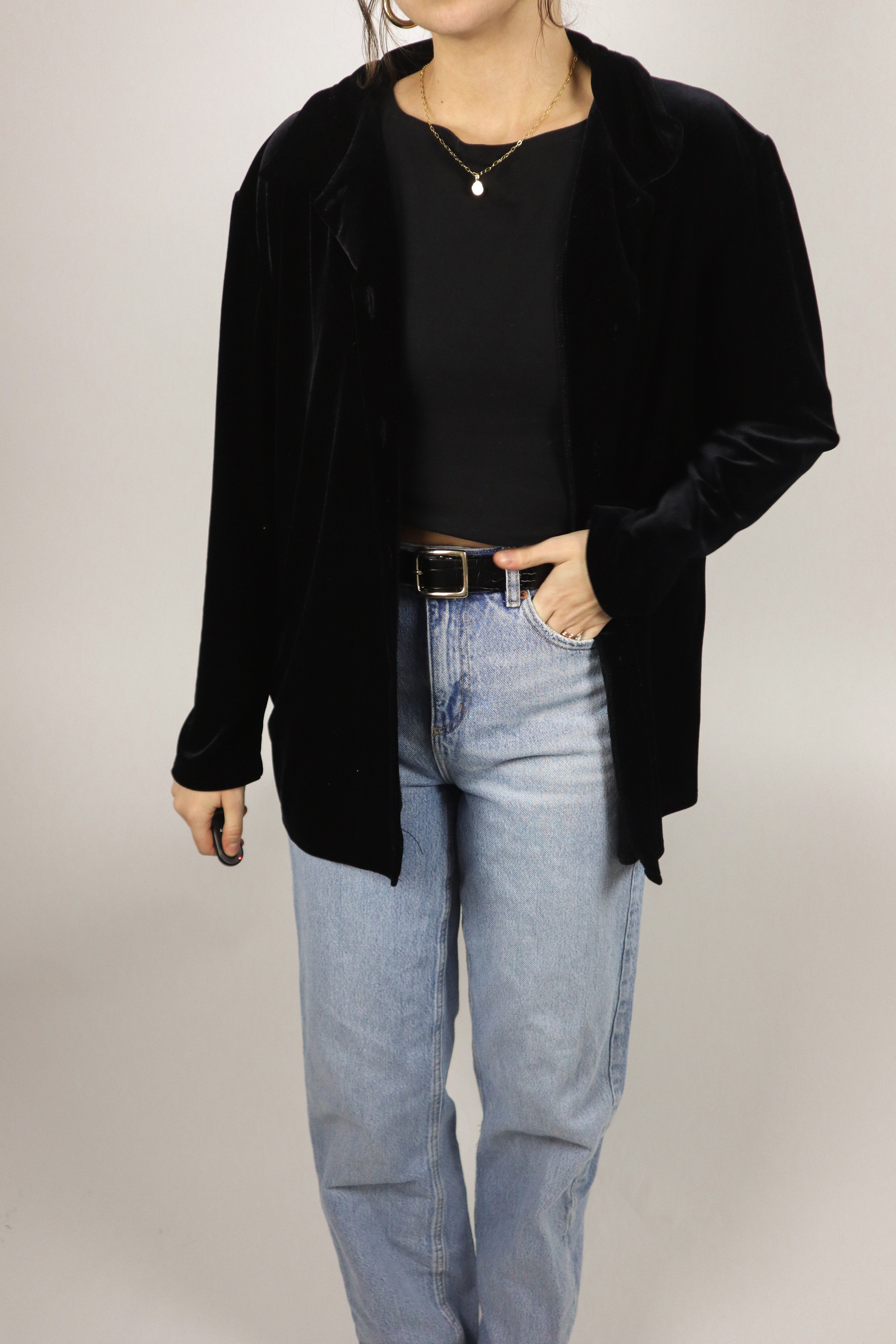 Vintage x Velvet Button Up (M/L)