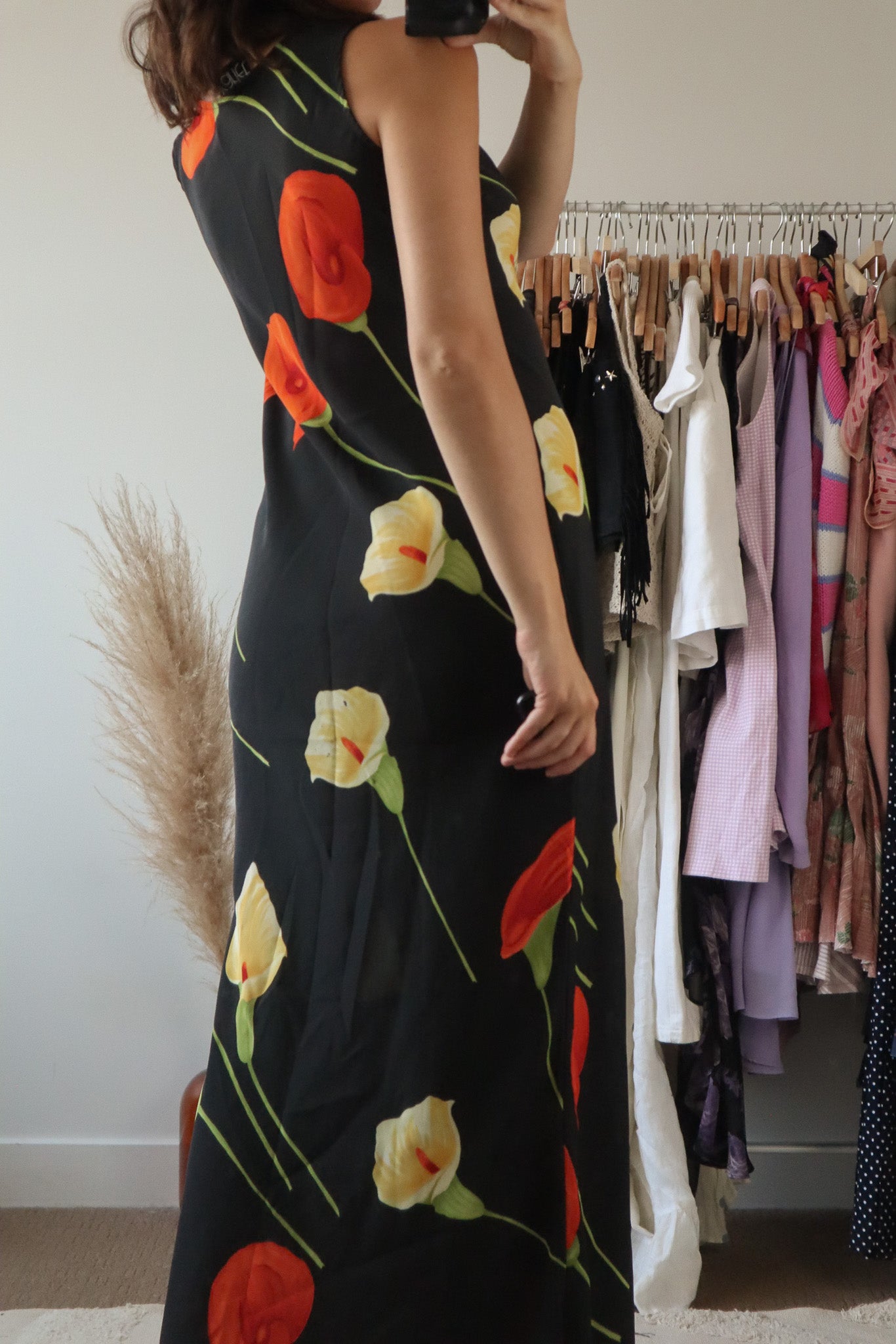 Made in Canada x Vintage x Floral Maxi Dress (4/6)