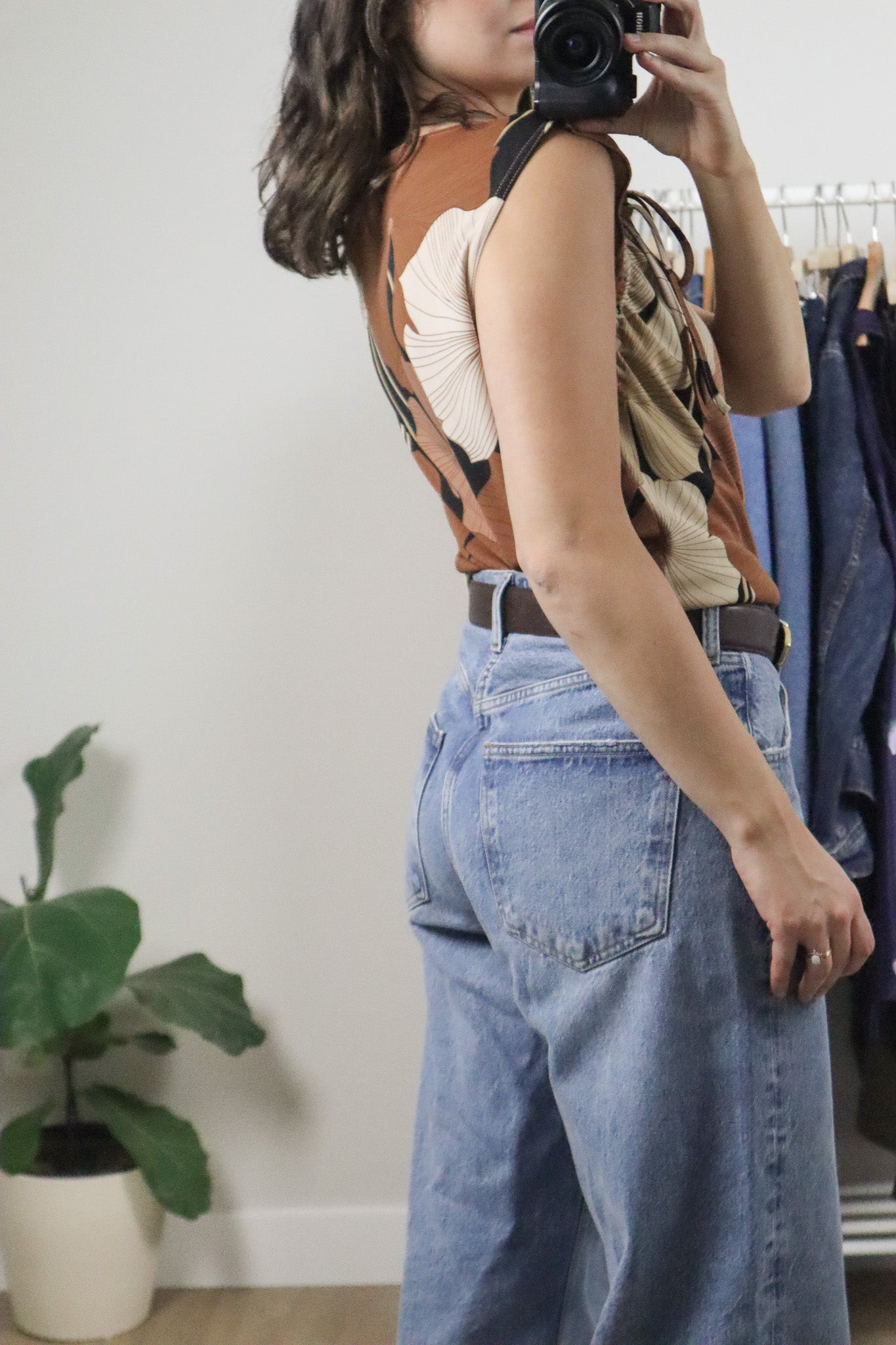 Made in Canada x Patterned Cinched Tank (XL)