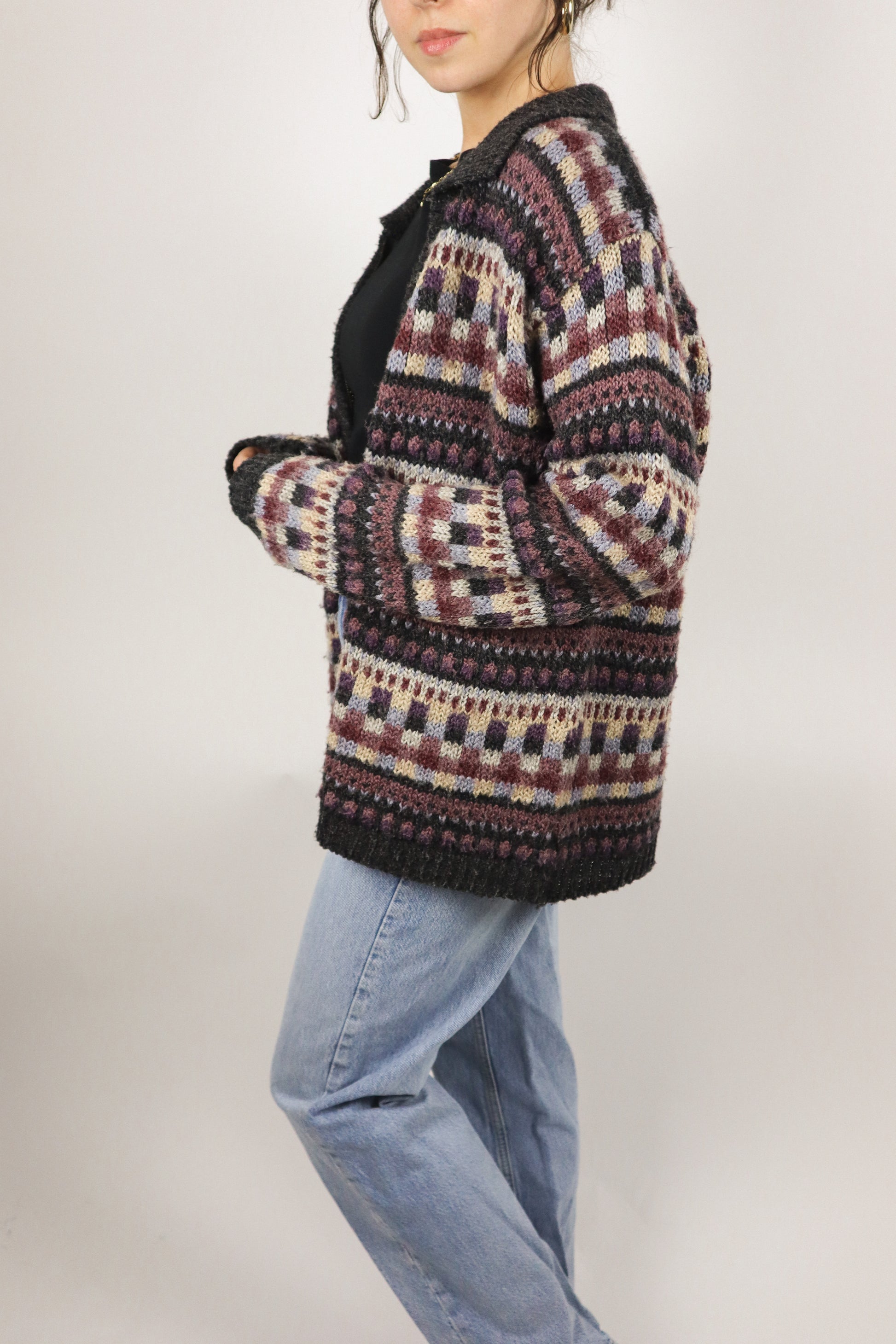 Vintage x Wool Blend Zip Up (M/L)