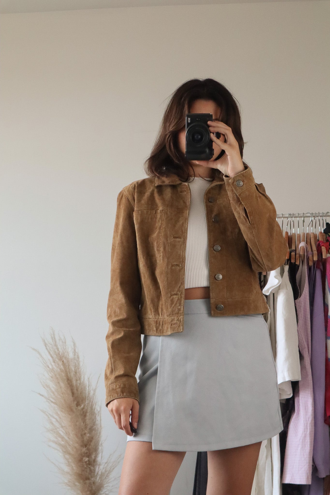 Vintage x Suede Cropped Jacket (S)