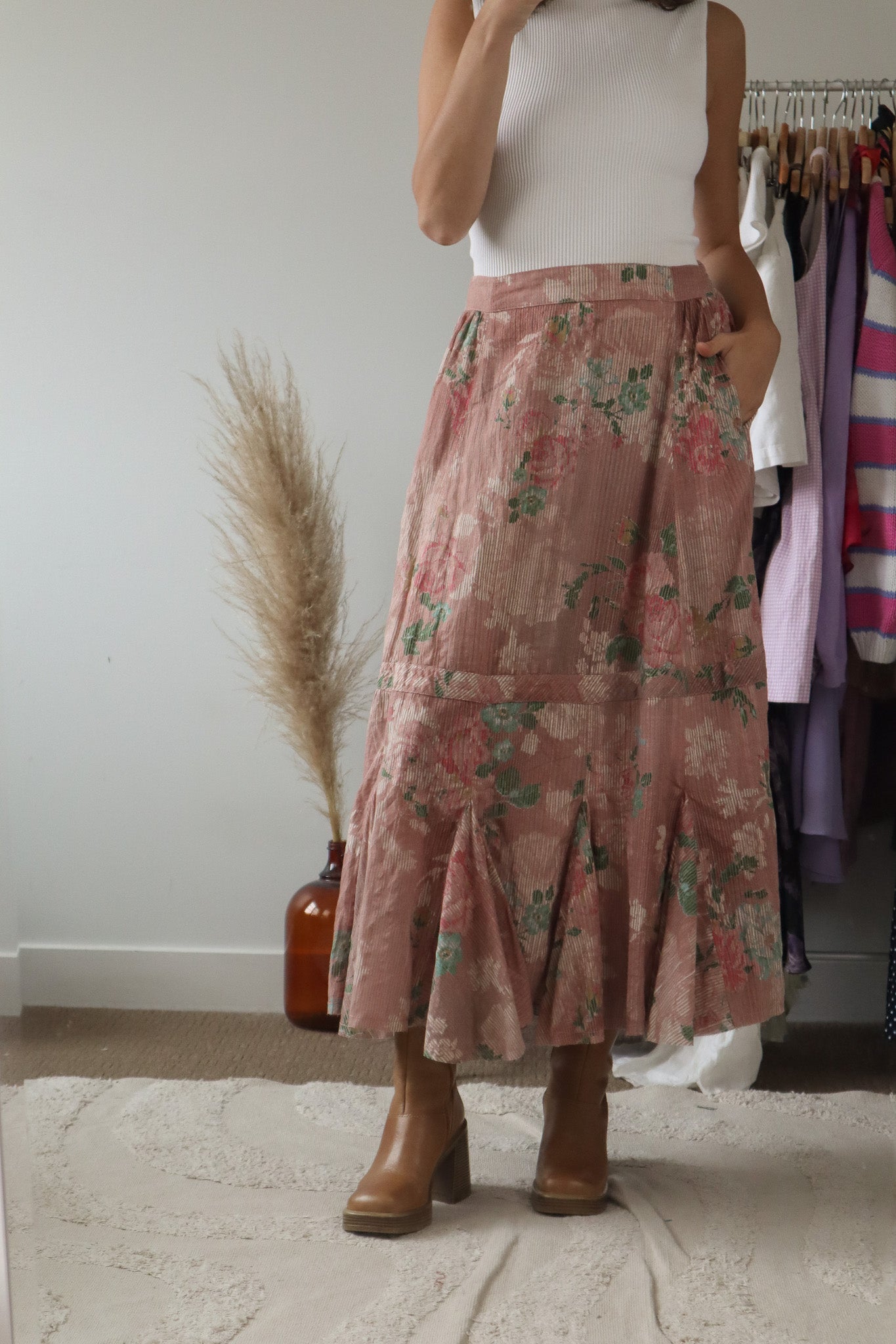 Free People x Floral Maxi Skirt (6)