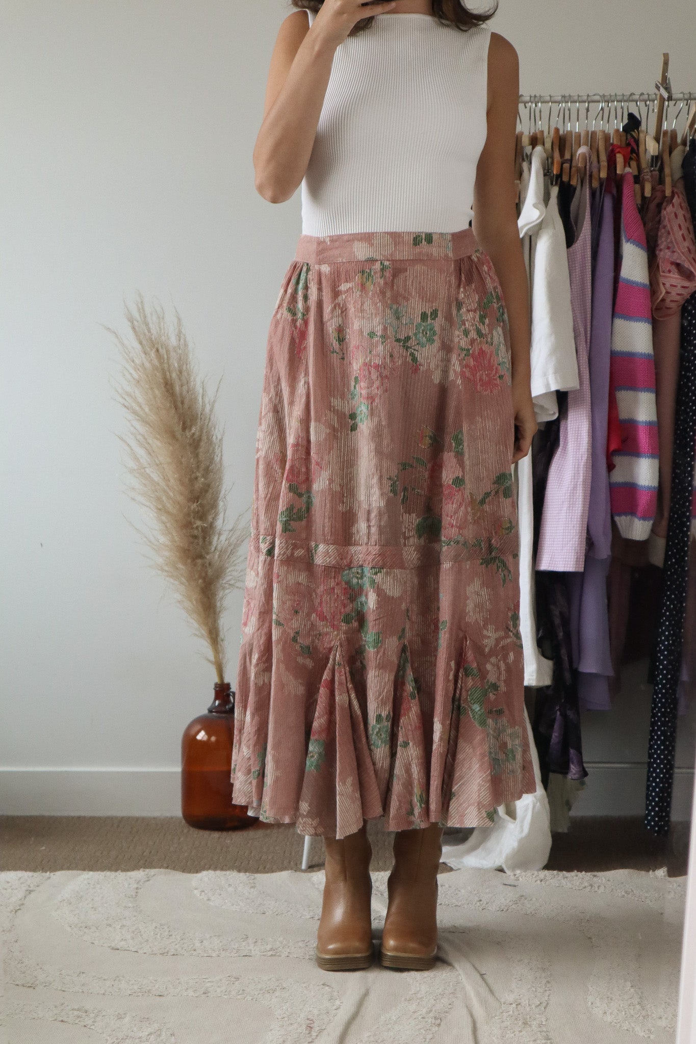 Free People x Floral Maxi Skirt (6)