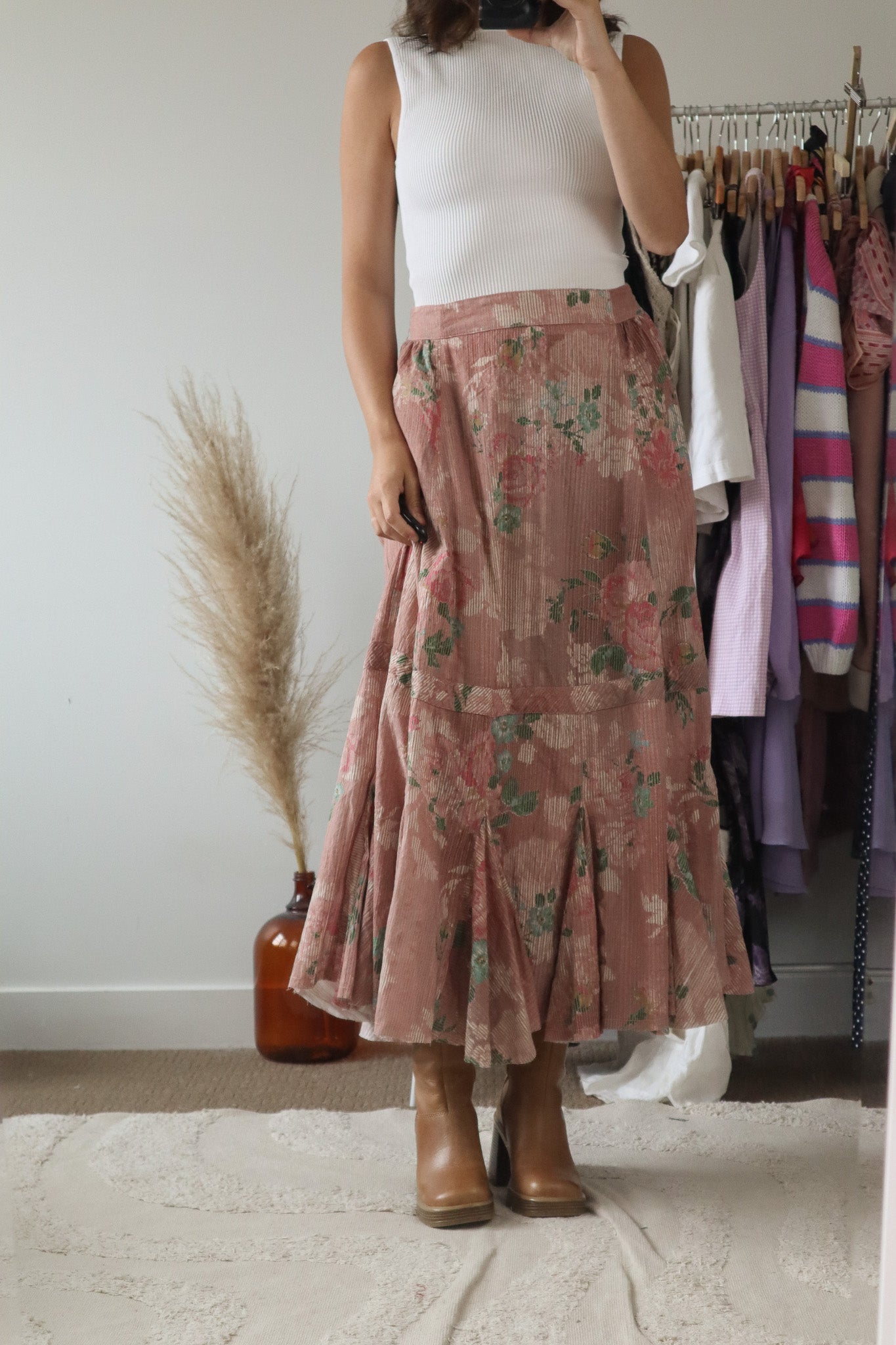 Free People x Floral Maxi Skirt (6)