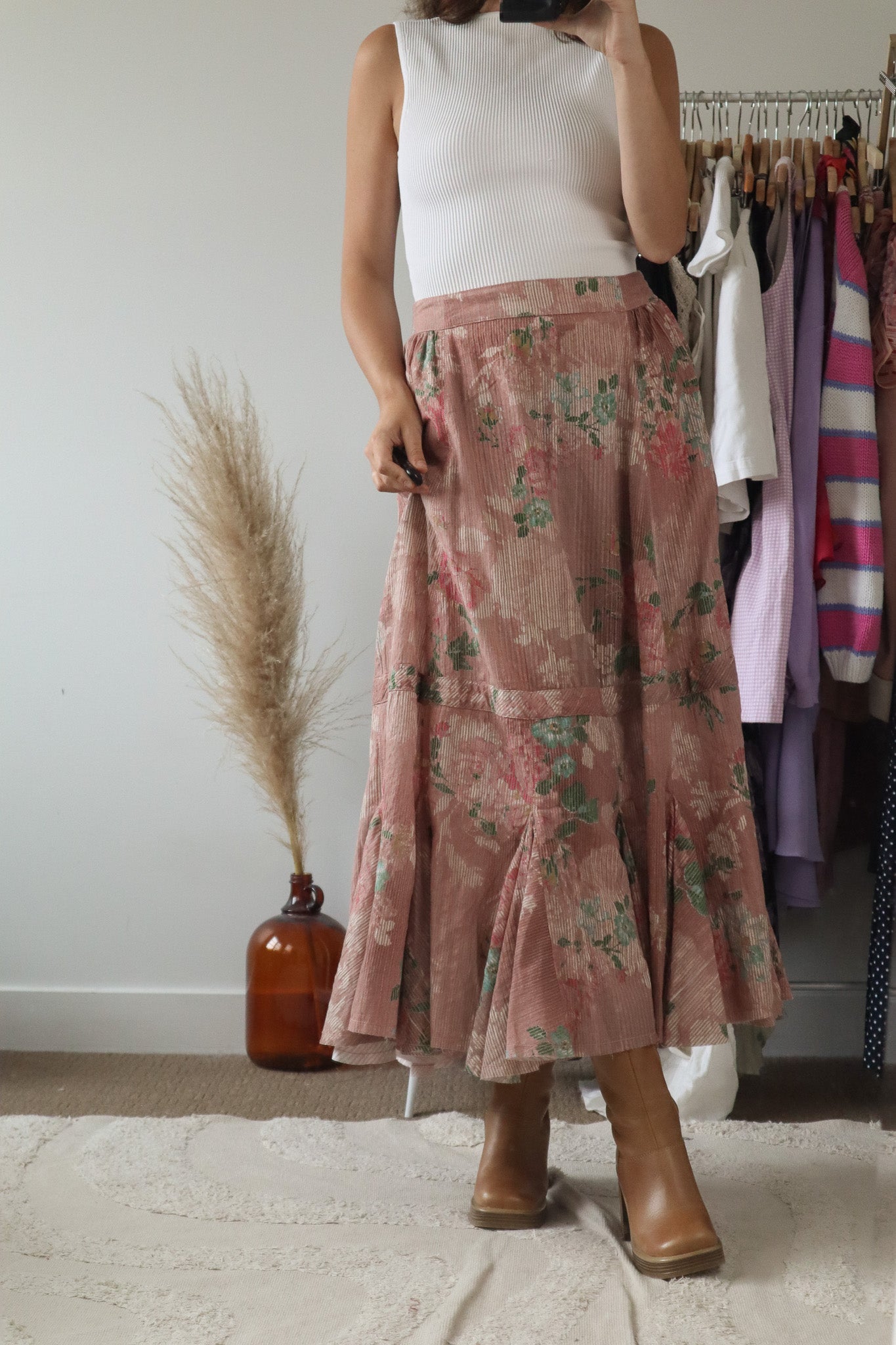 Free People x Floral Maxi Skirt (6)