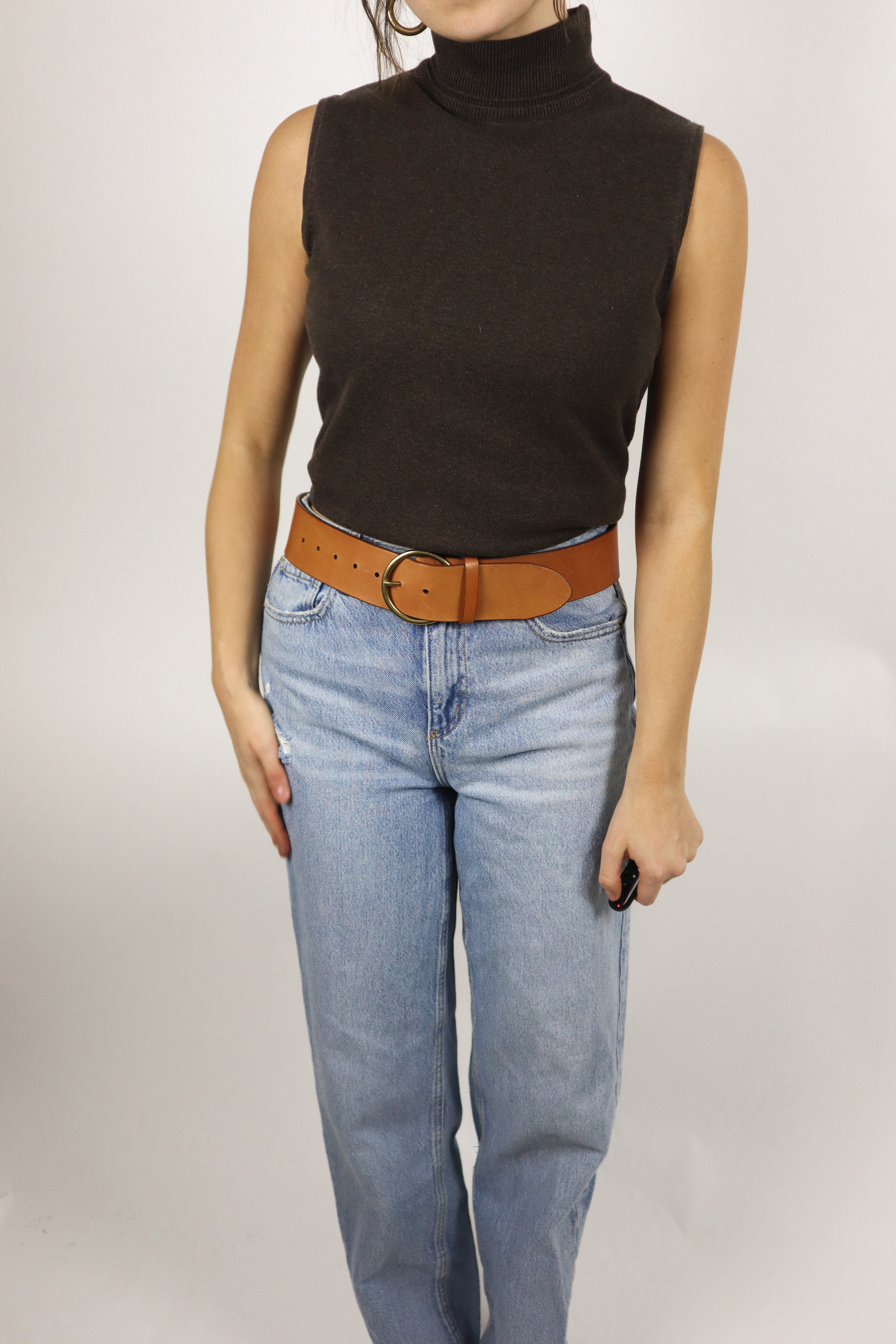 Aritzia x Leather Belt (S/M)
