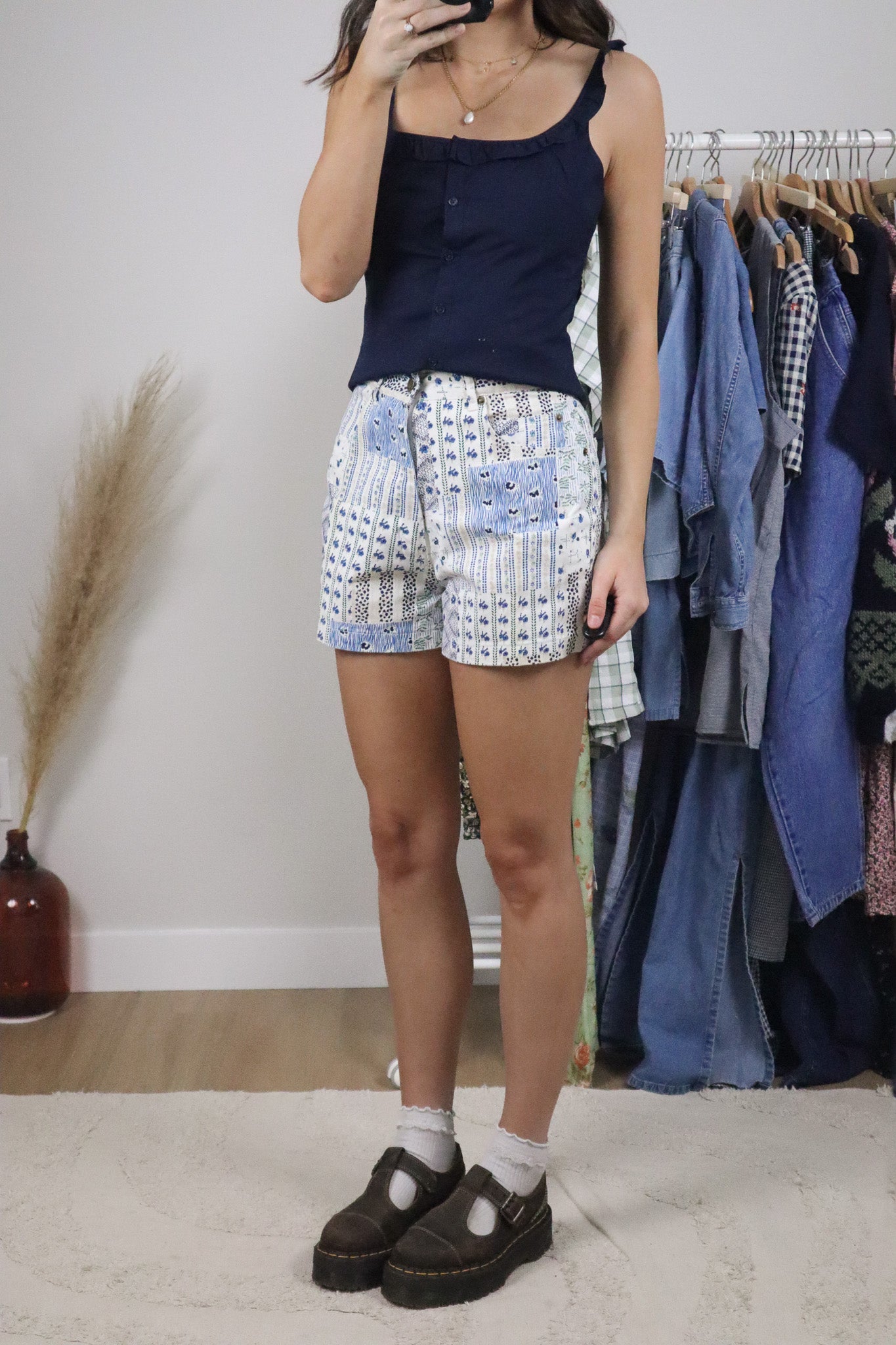 Vintage x Cotton Patchwork Shorts (2/4)