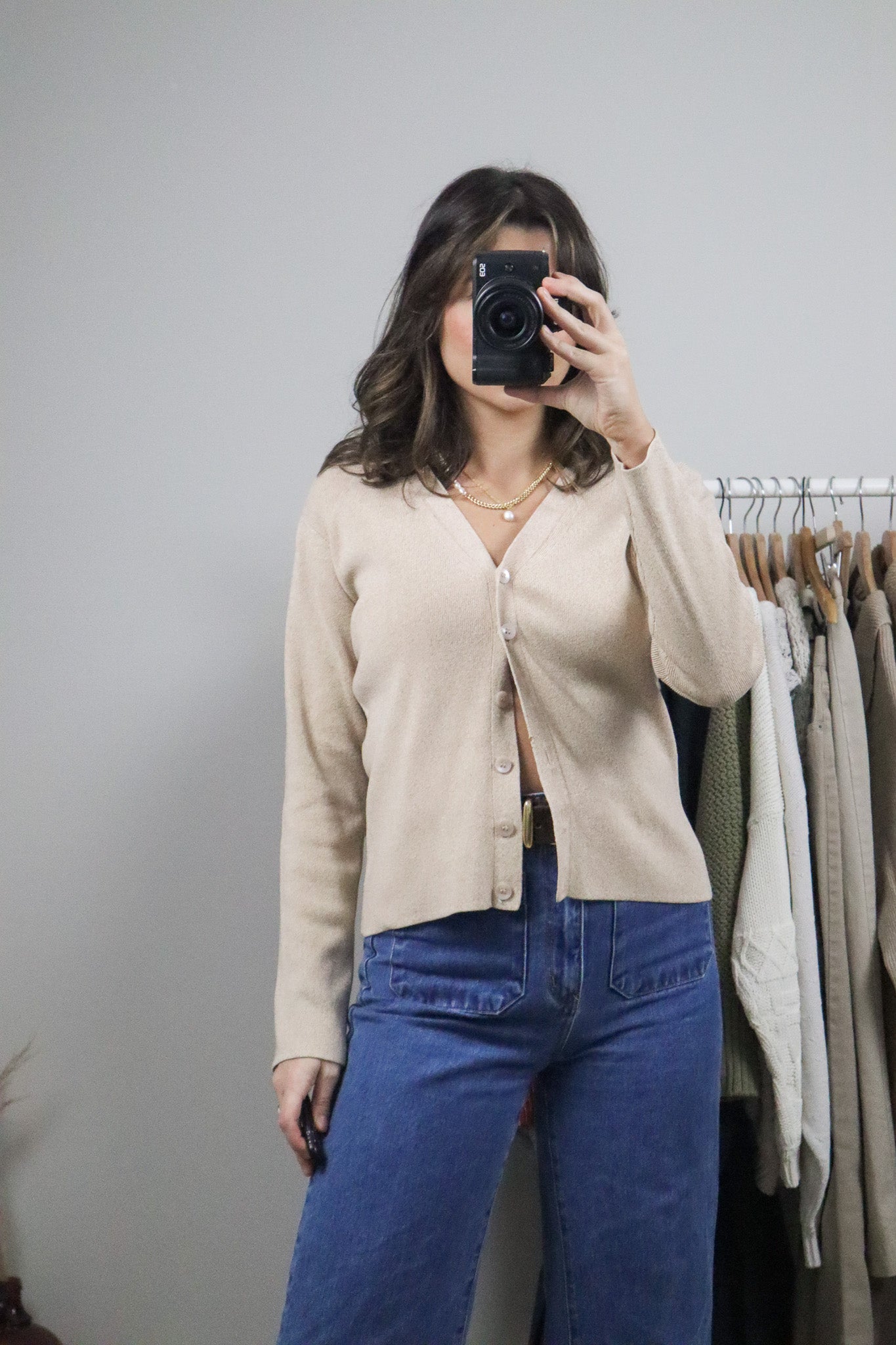 Vintage x Fitted Cardigan (M)