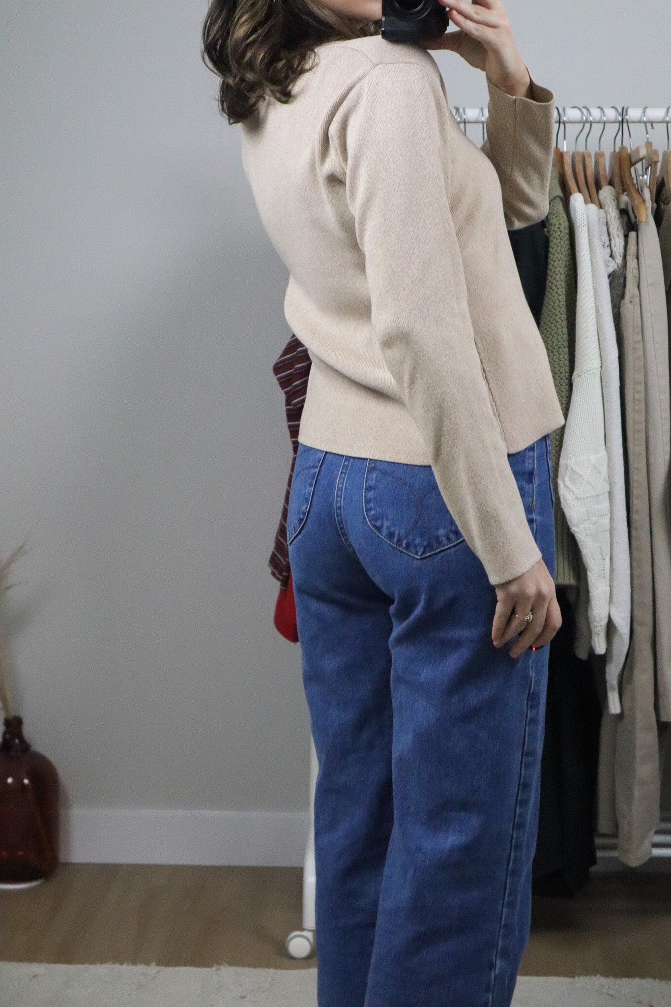 Vintage x Fitted Cardigan (M)