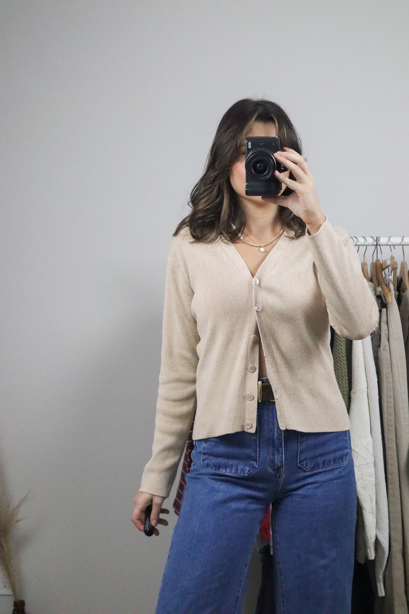 Vintage x Fitted Cardigan (M)