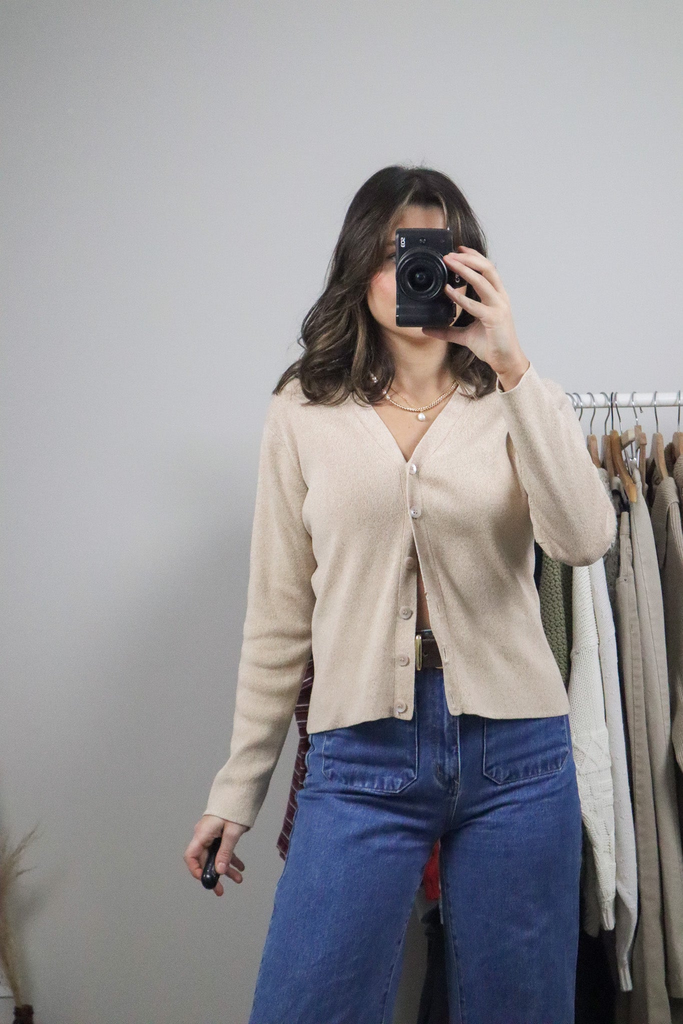 Vintage x Fitted Cardigan (M)