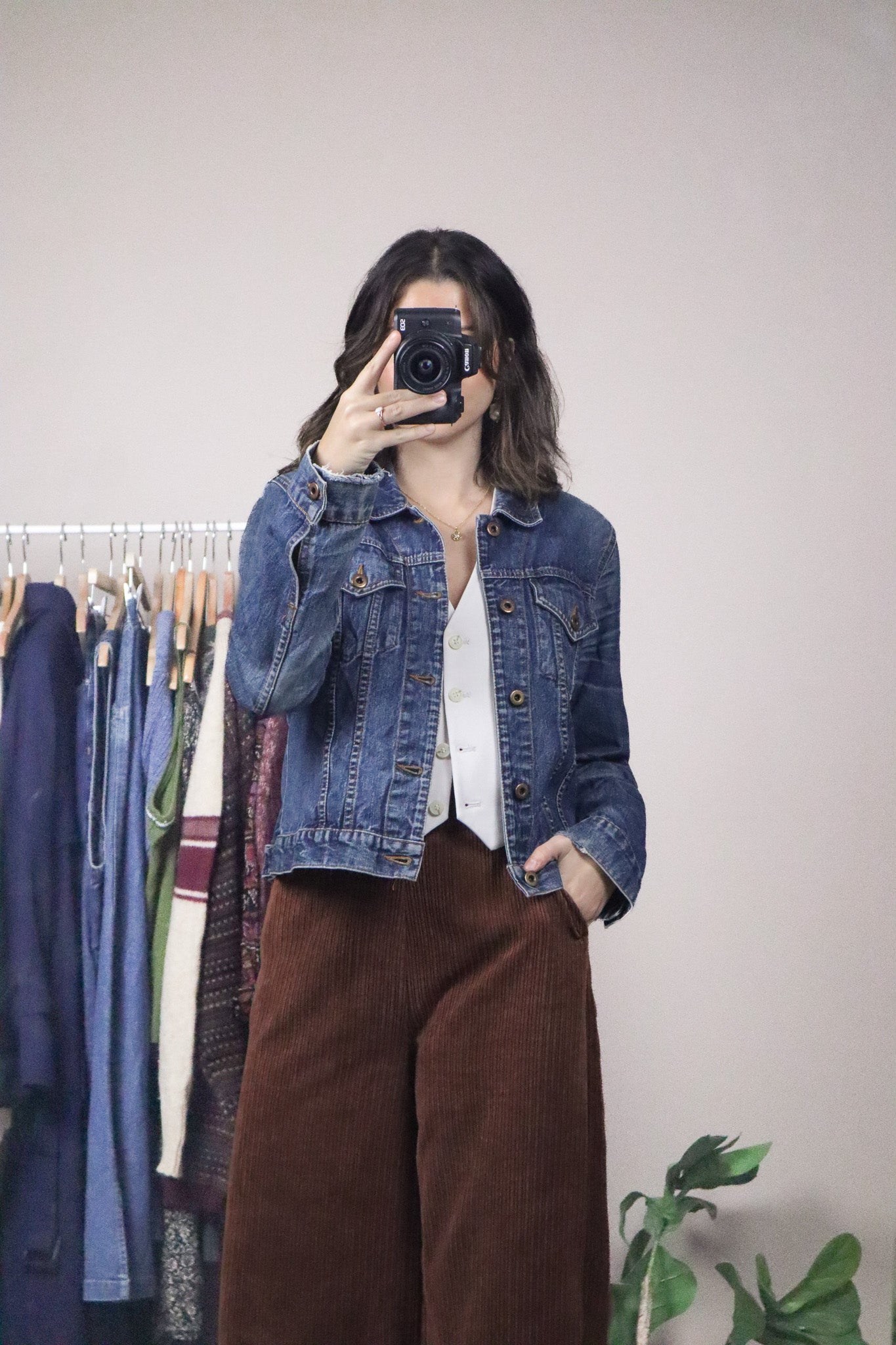 Made in Canada x Vintage x Denim Jaket (S)