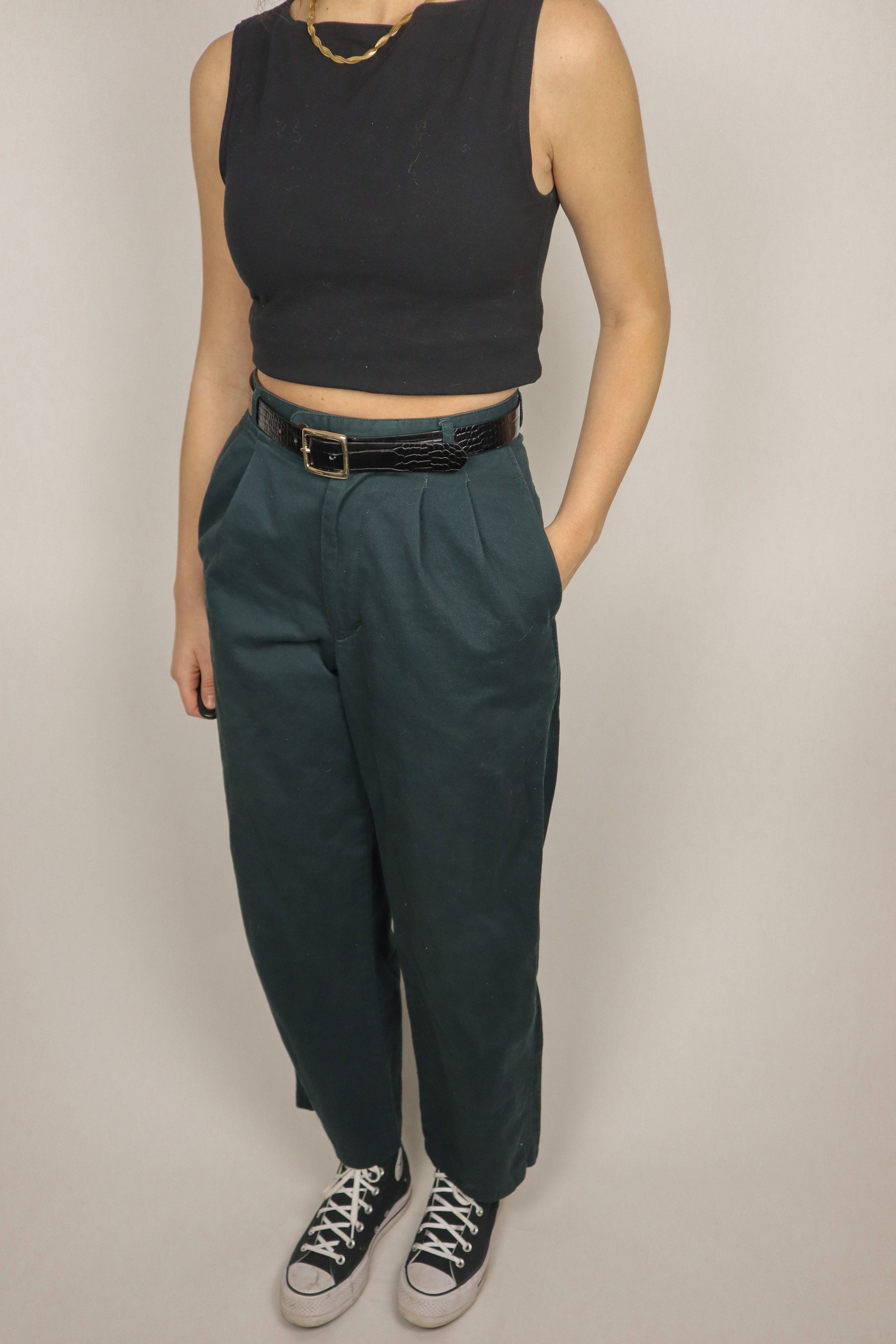 Vintage x Pleated Trousers (2/4)