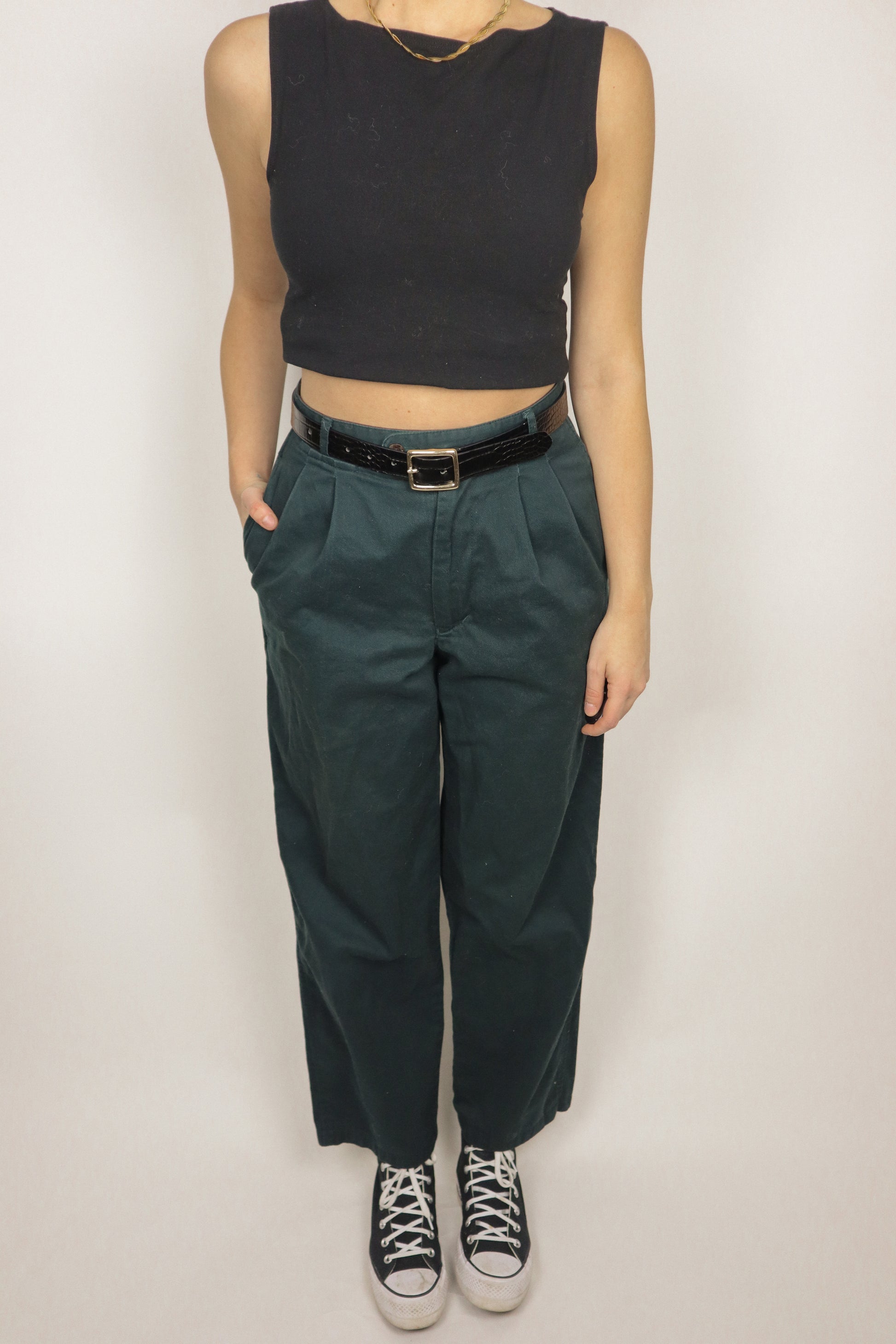 Vintage x Pleated Trousers (2/4)