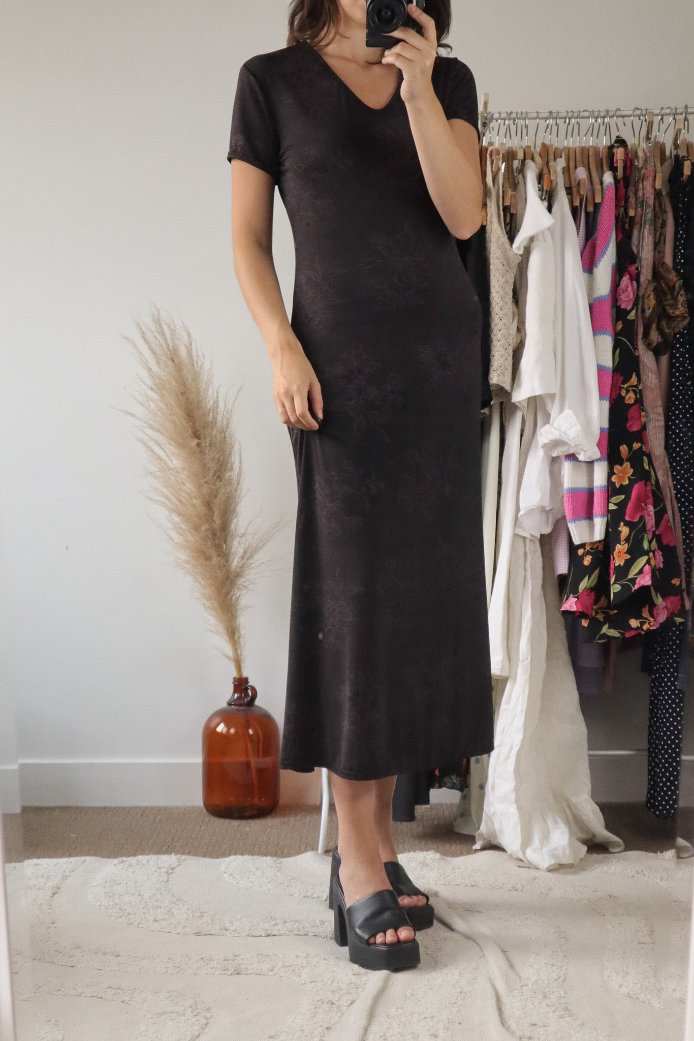 Made in Canada x Vintage x Floral Maxi Dress (4-8)