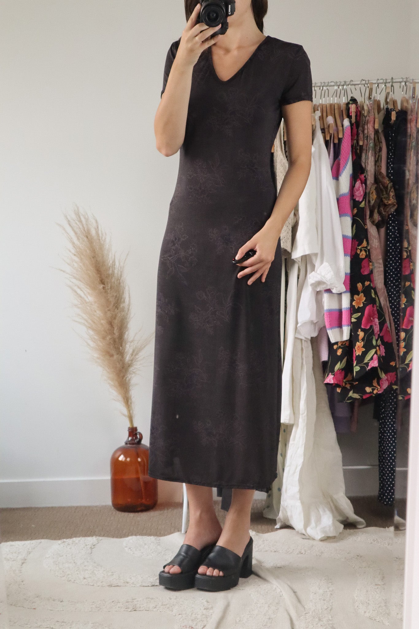 Made in Canada x Vintage x Floral Maxi Dress (4-8)