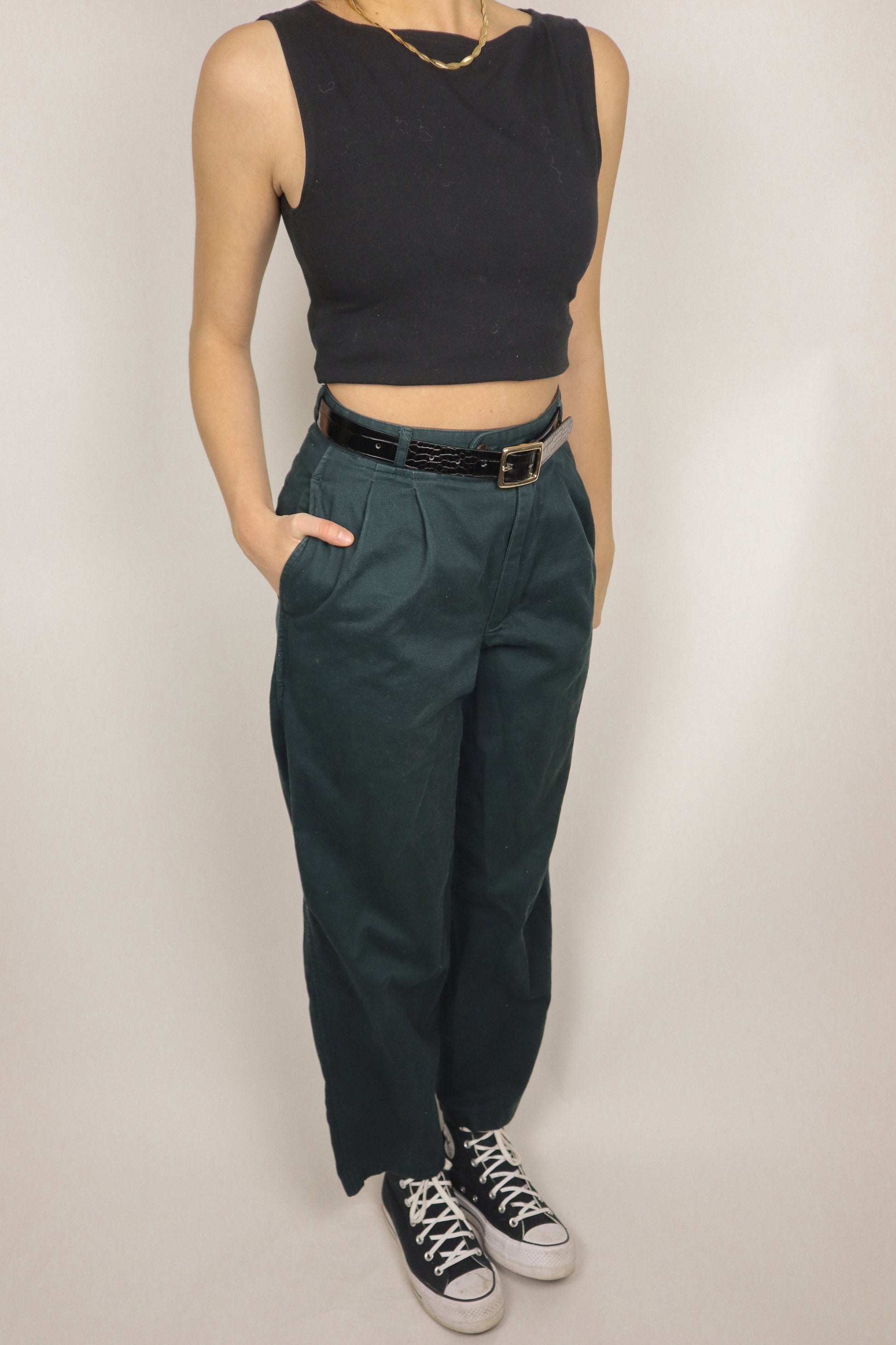 Vintage x Pleated Trousers (2/4)