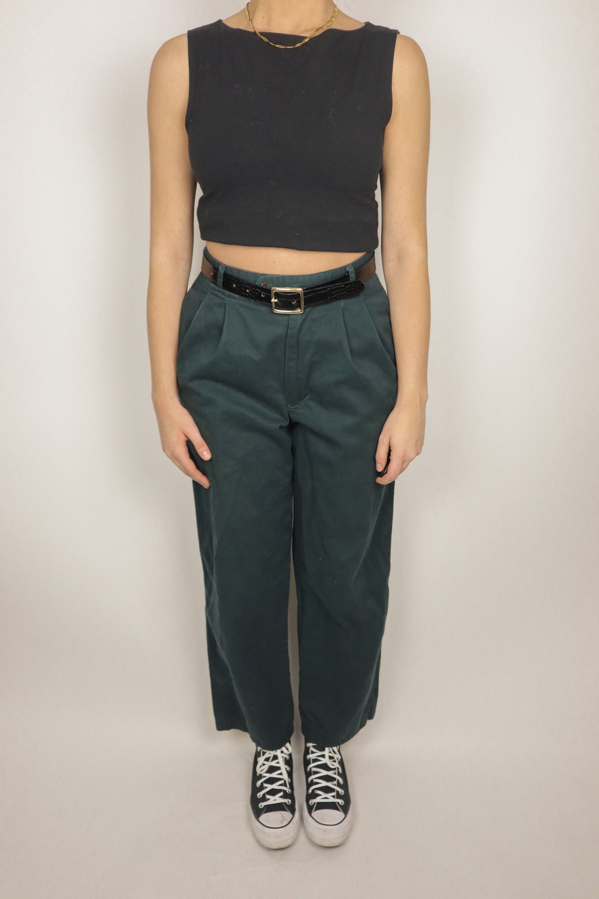 Vintage x Pleated Trousers (2/4)
