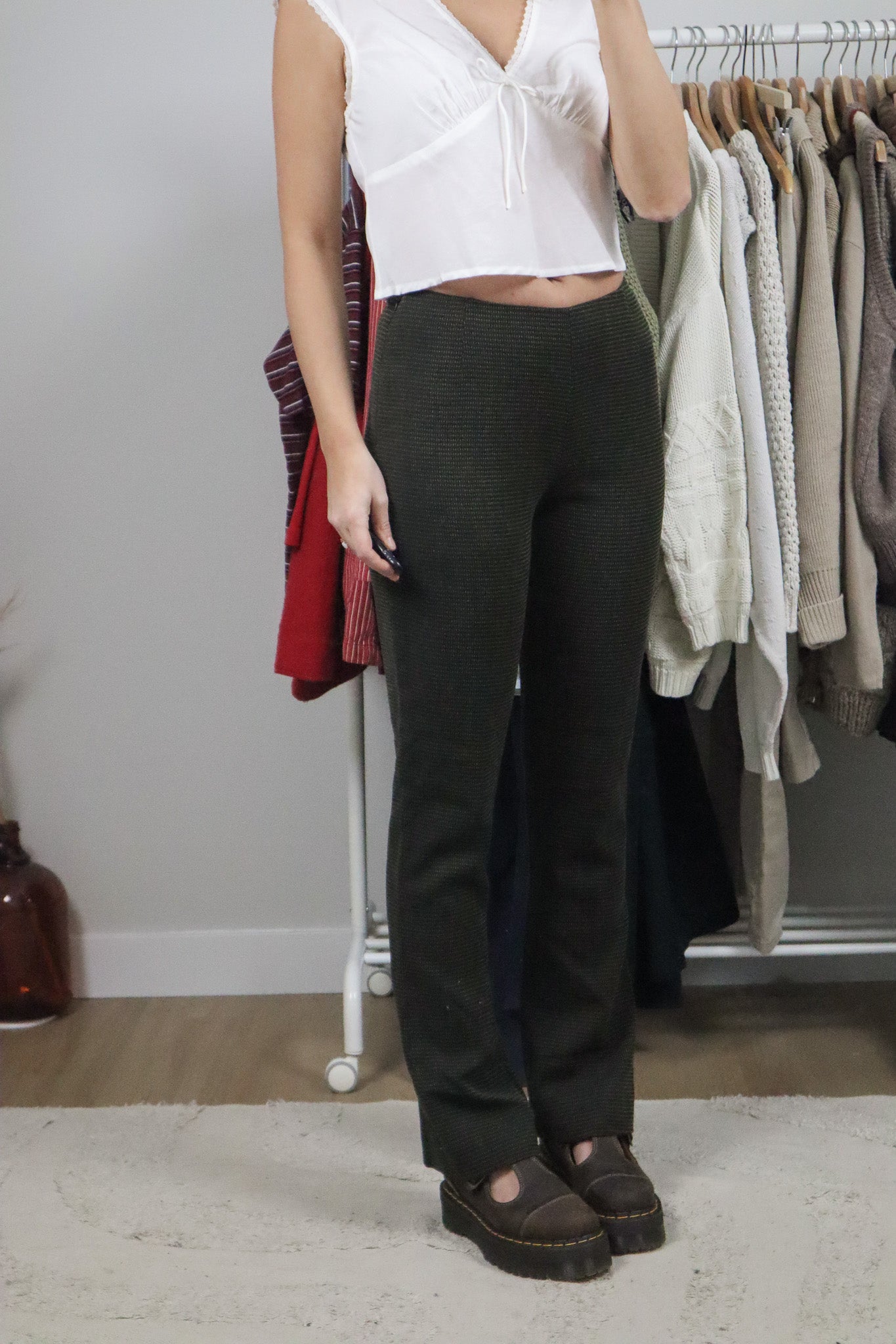 Made in USA x Vintage x Calvin Klein Holt Renfrew Wool Blend Pants (4)