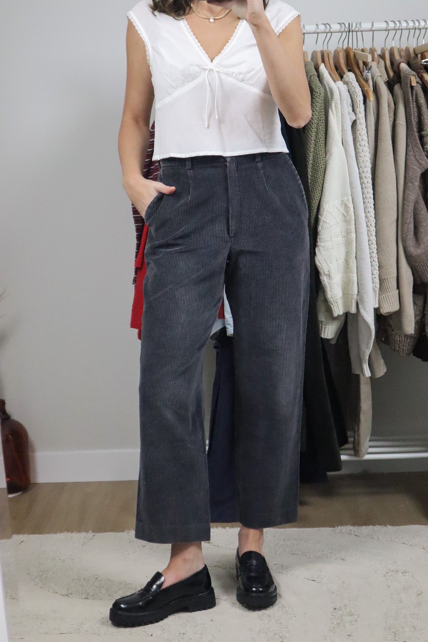 Vintage x Corduroy Pants (4/6)