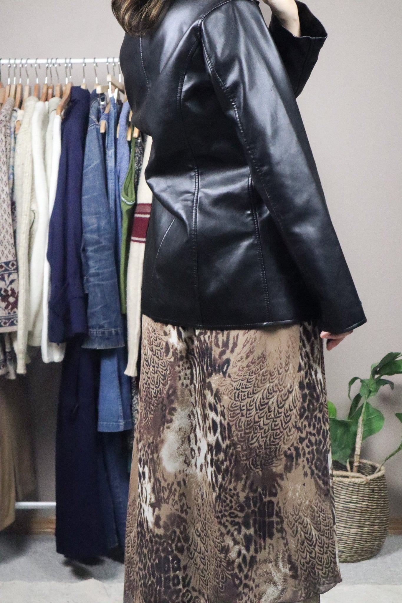 Made in Italy x Vintage x Faux Leather Jacket (S)