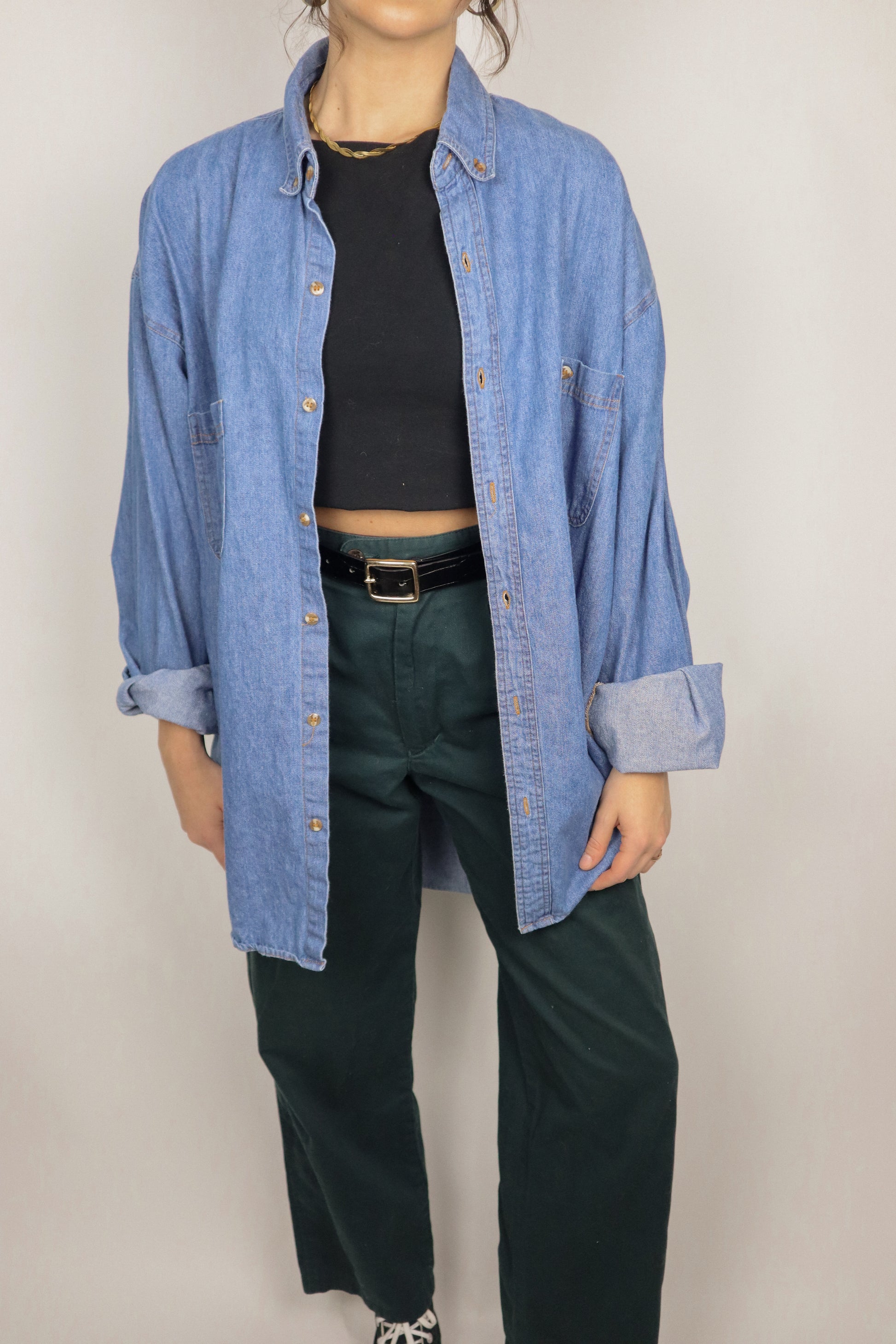 Vintage x Denim Shirt (M-XL)