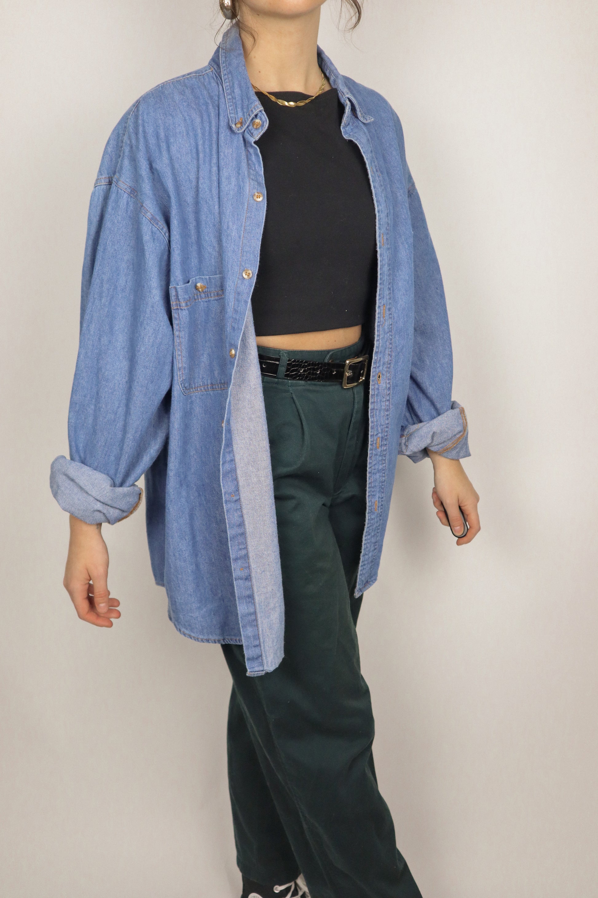 Vintage x Denim Shirt (M-XL)