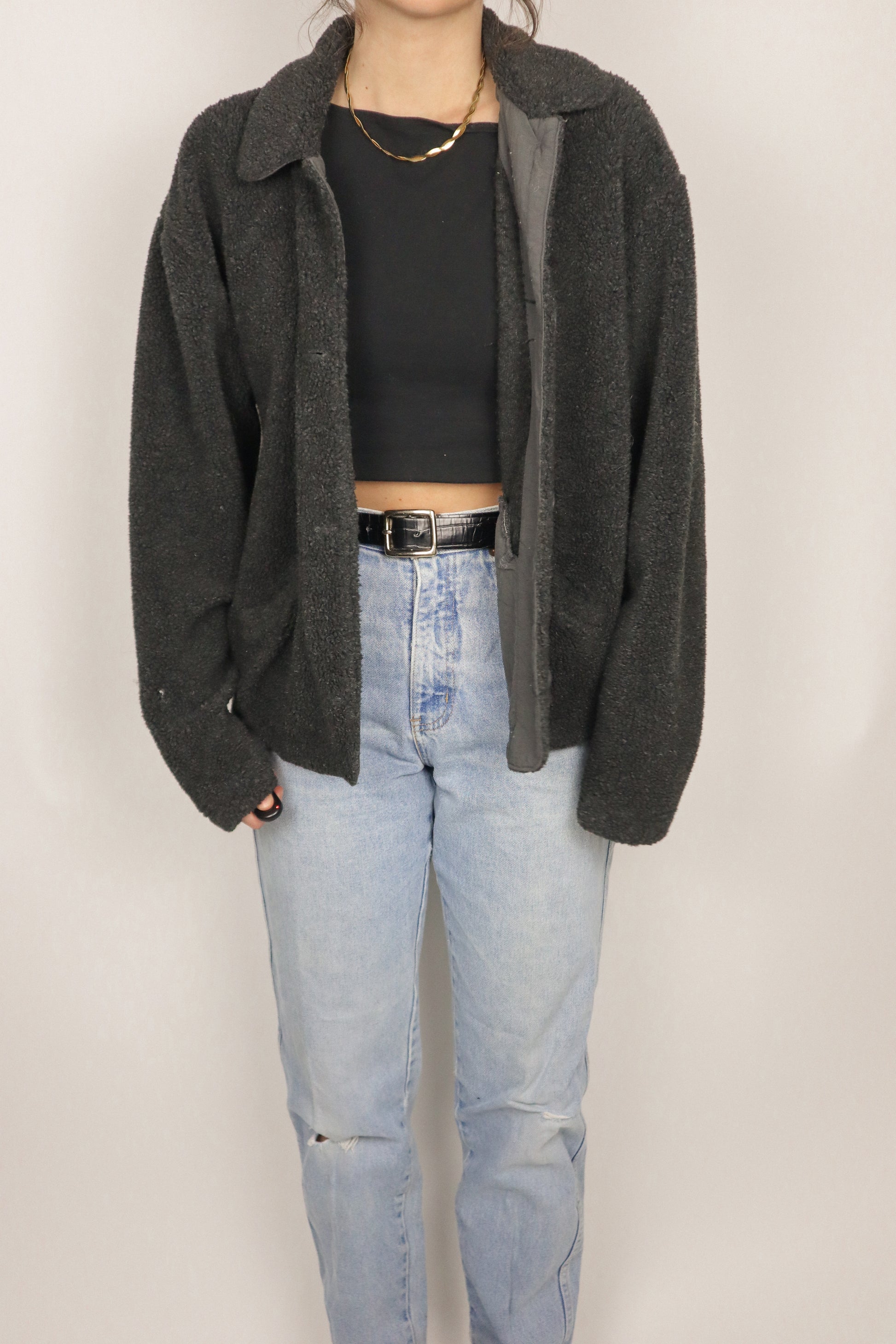 Vintage x Sherpa Jacket (M)