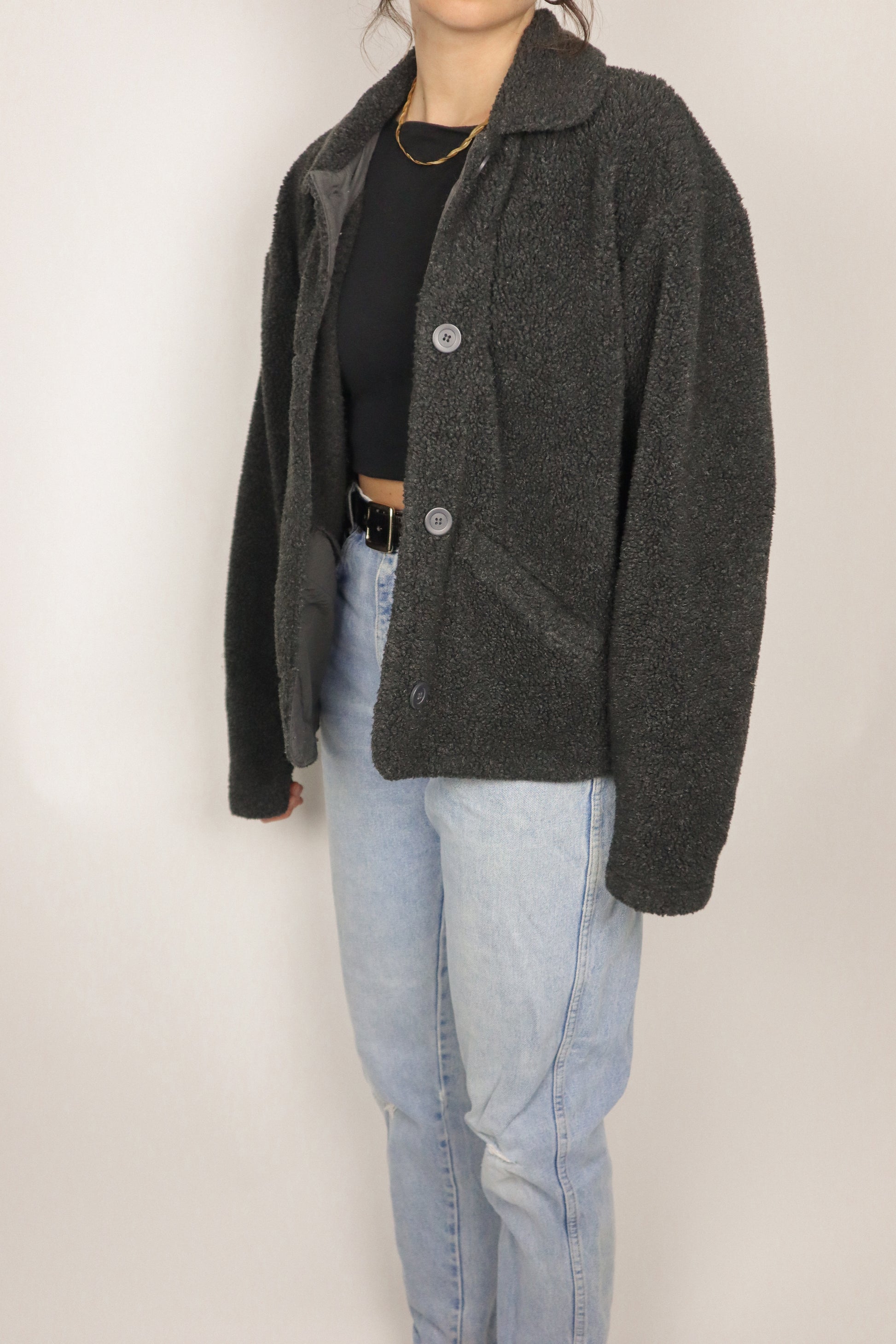 Vintage x Sherpa Jacket (M)