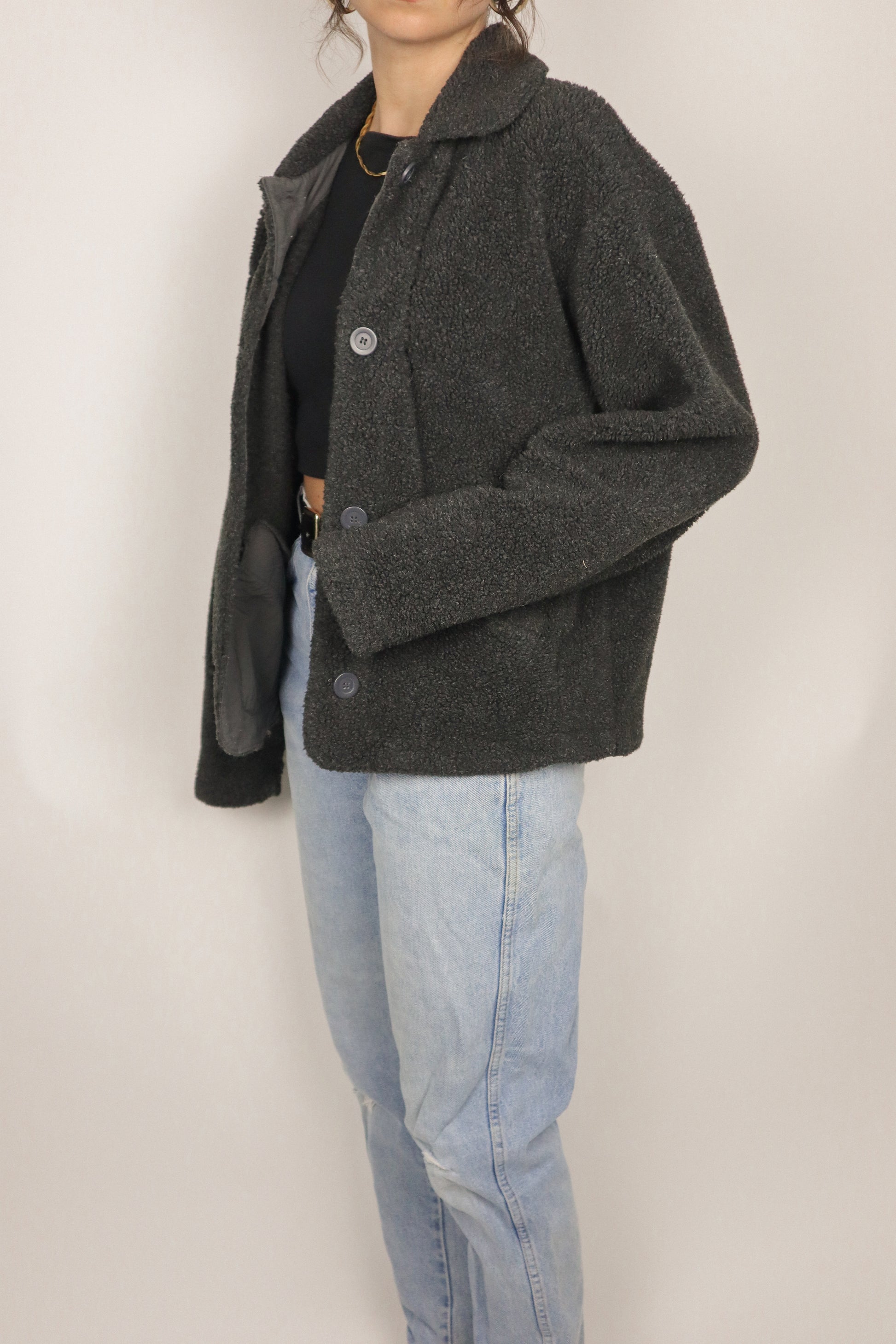 Vintage x Sherpa Jacket (M)