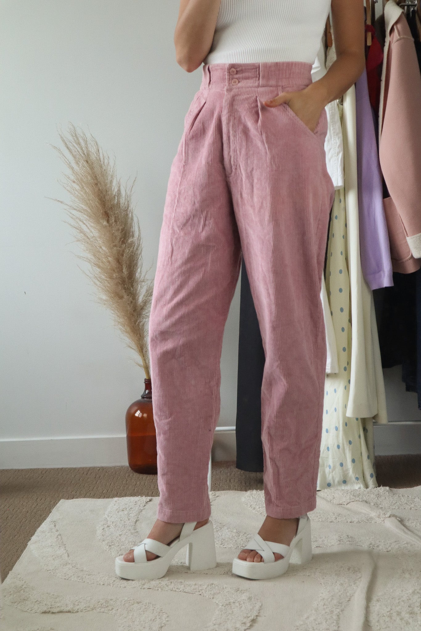 Vintage x Corduroy Pants (S)