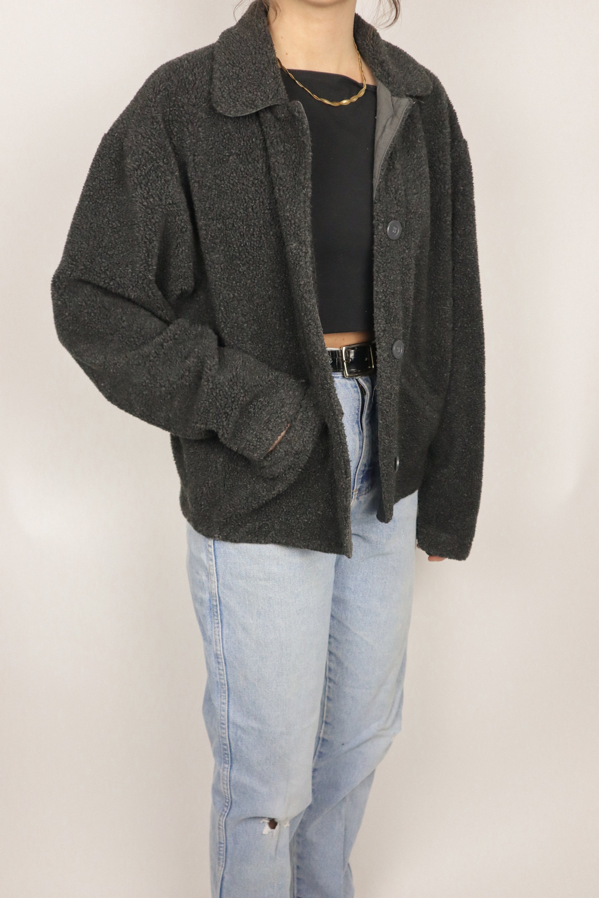 Vintage x Sherpa Jacket (M)