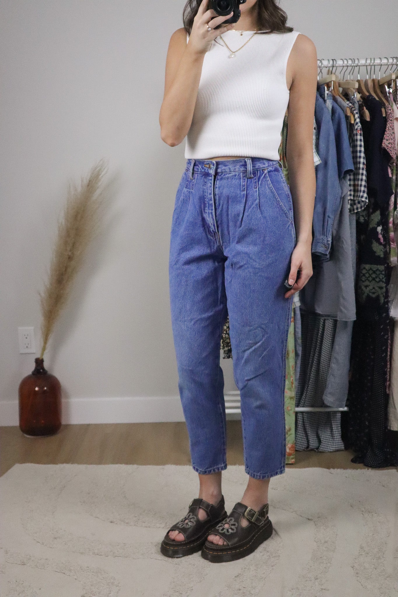 Made in Canada x Vintage x Pleated Jeans (2)