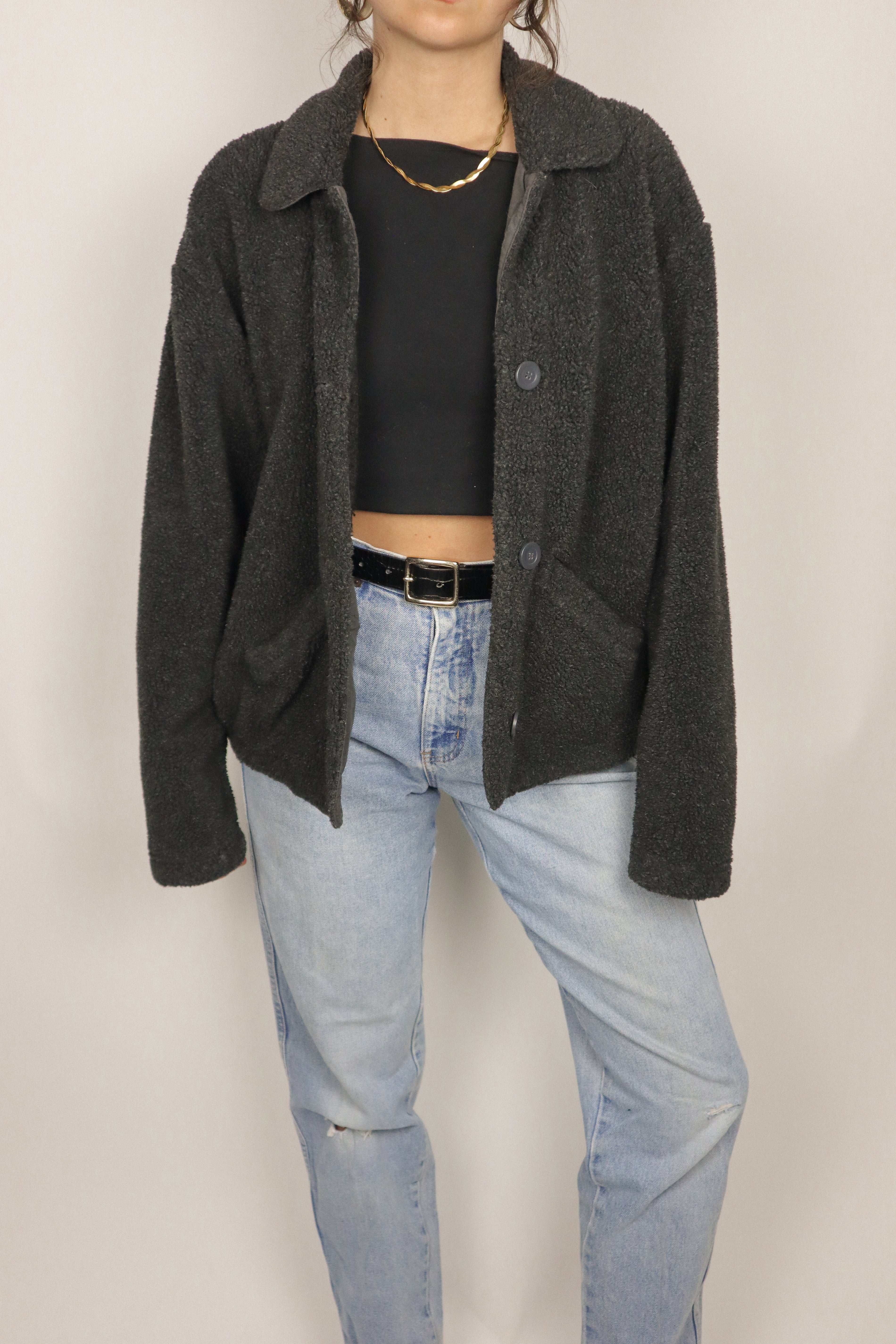 Vintage x Sherpa Jacket (M)