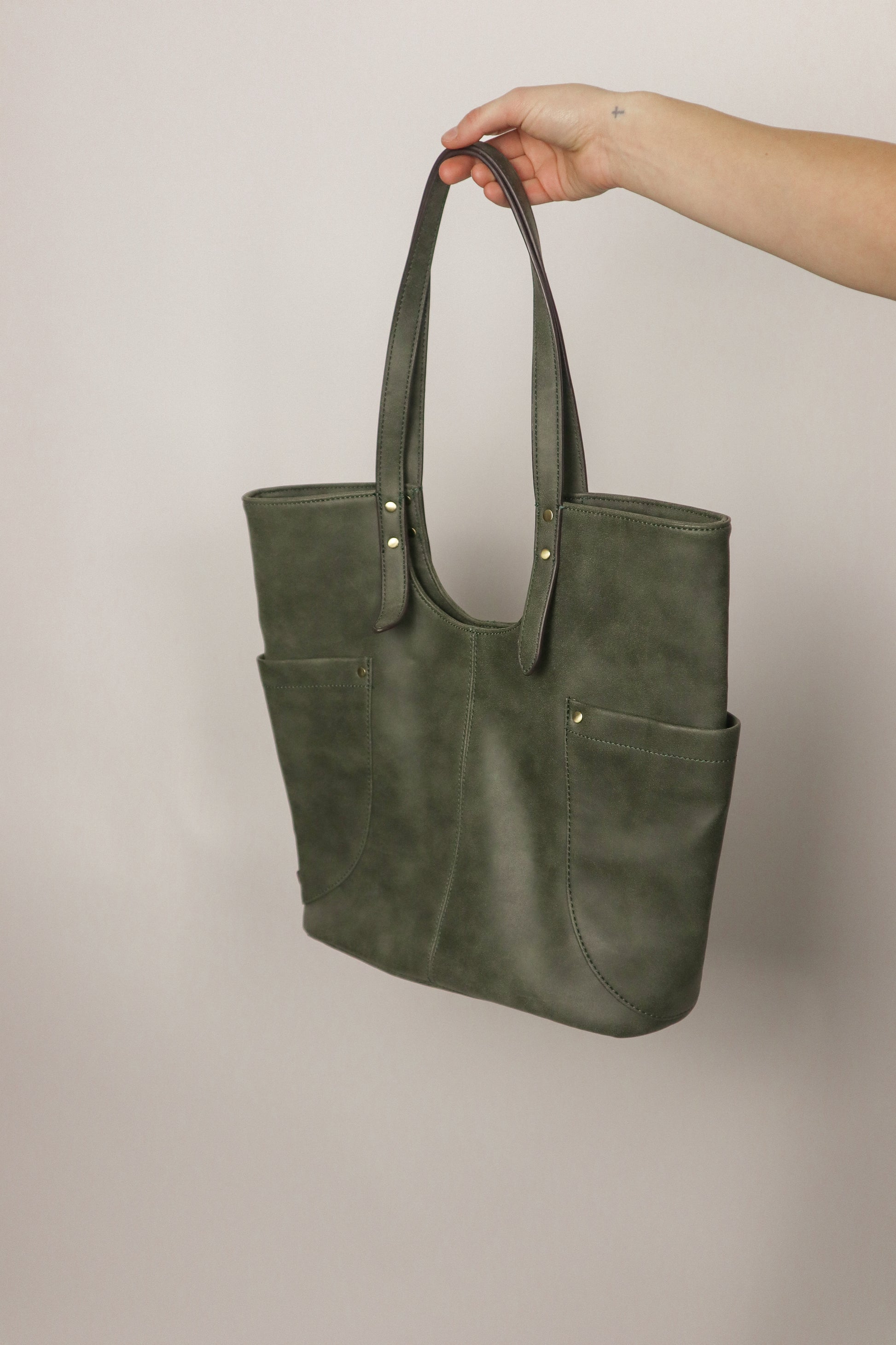 Vintage x Faux Leather Tote