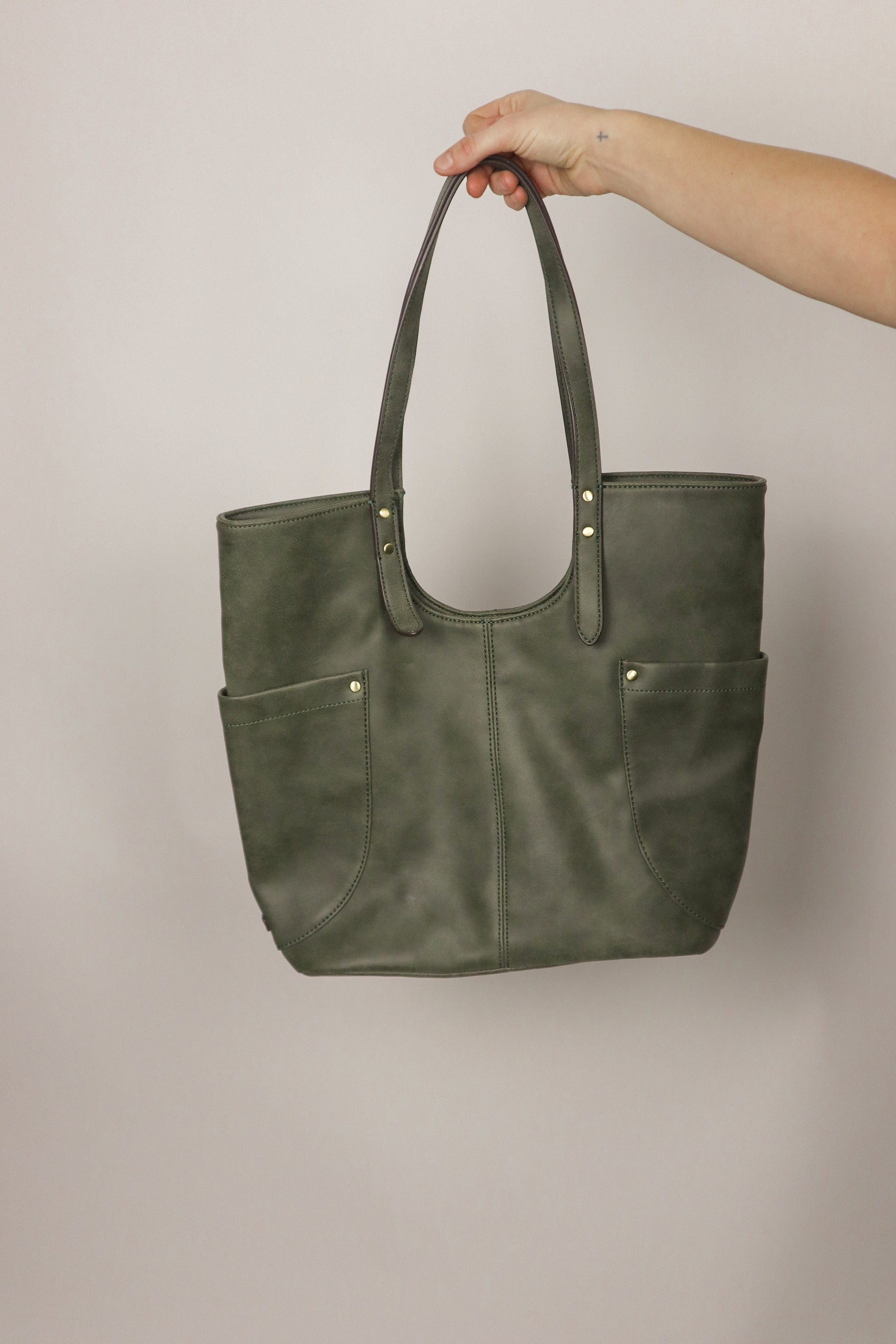 Vintage x Faux Leather Tote