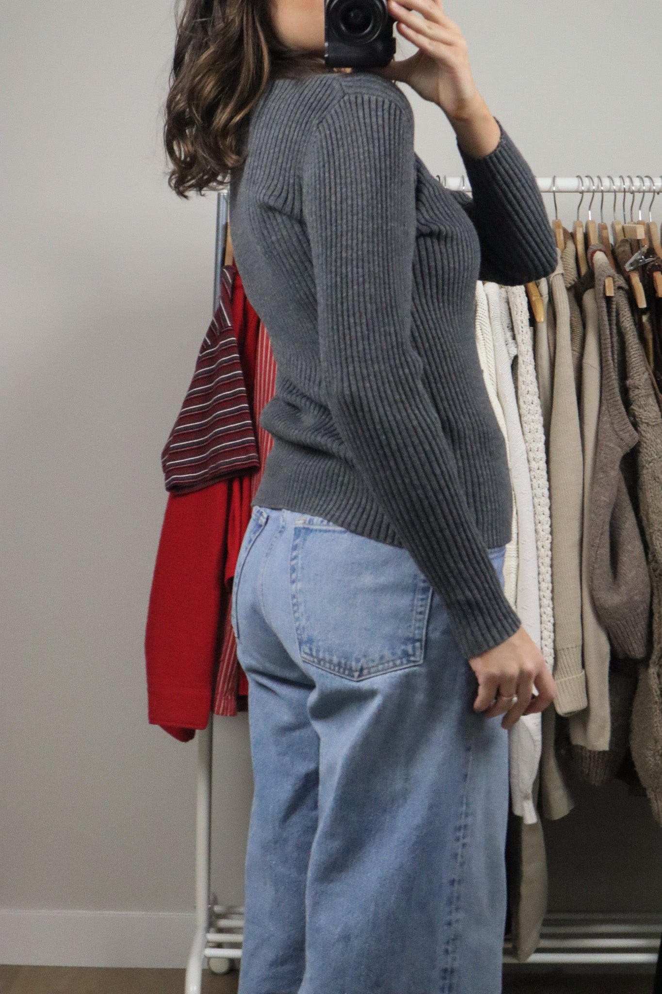 Vintage x Cotton Fitted Cardigan (S)