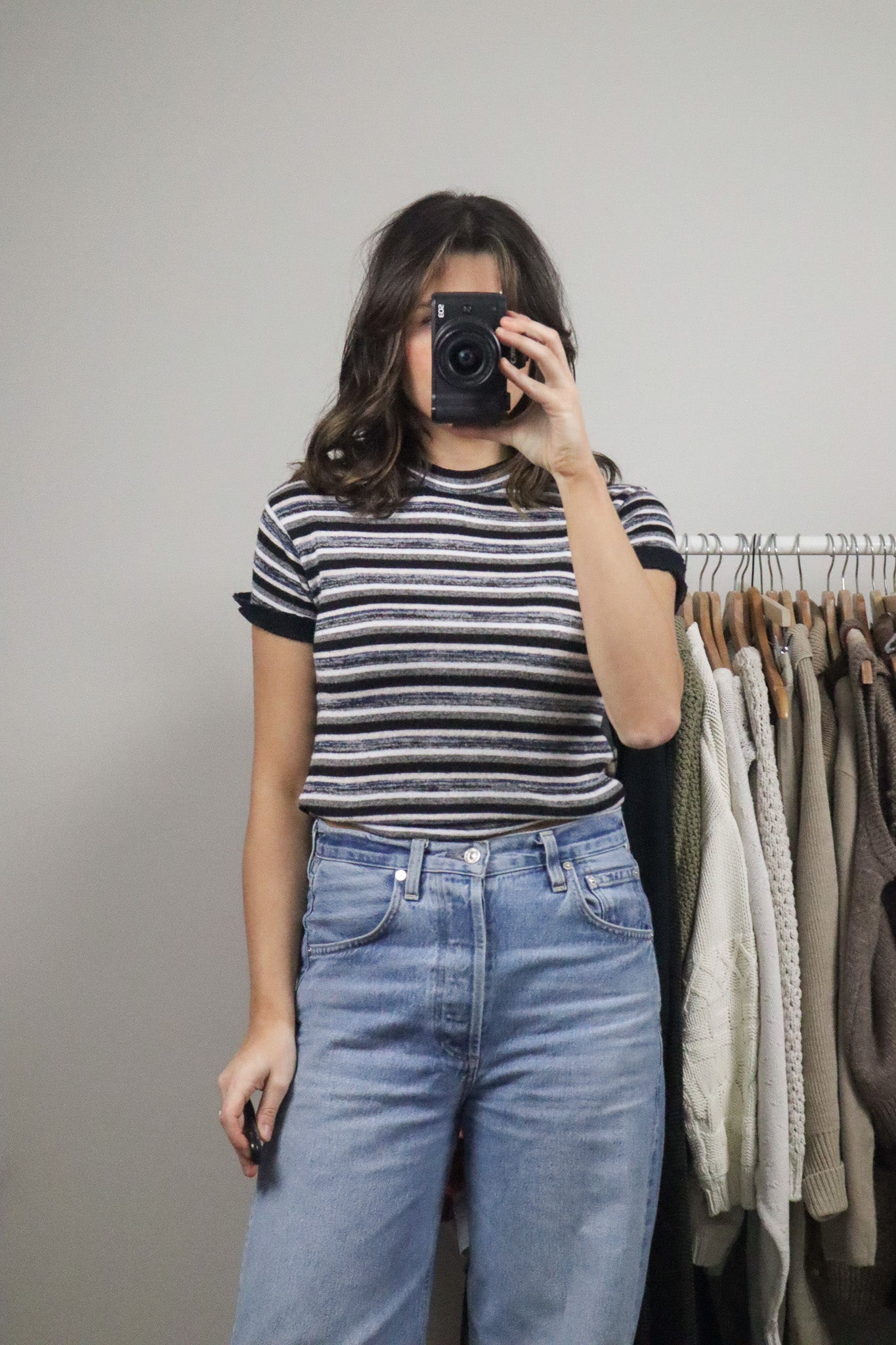 Vintage x Striped T-Shirt (S)