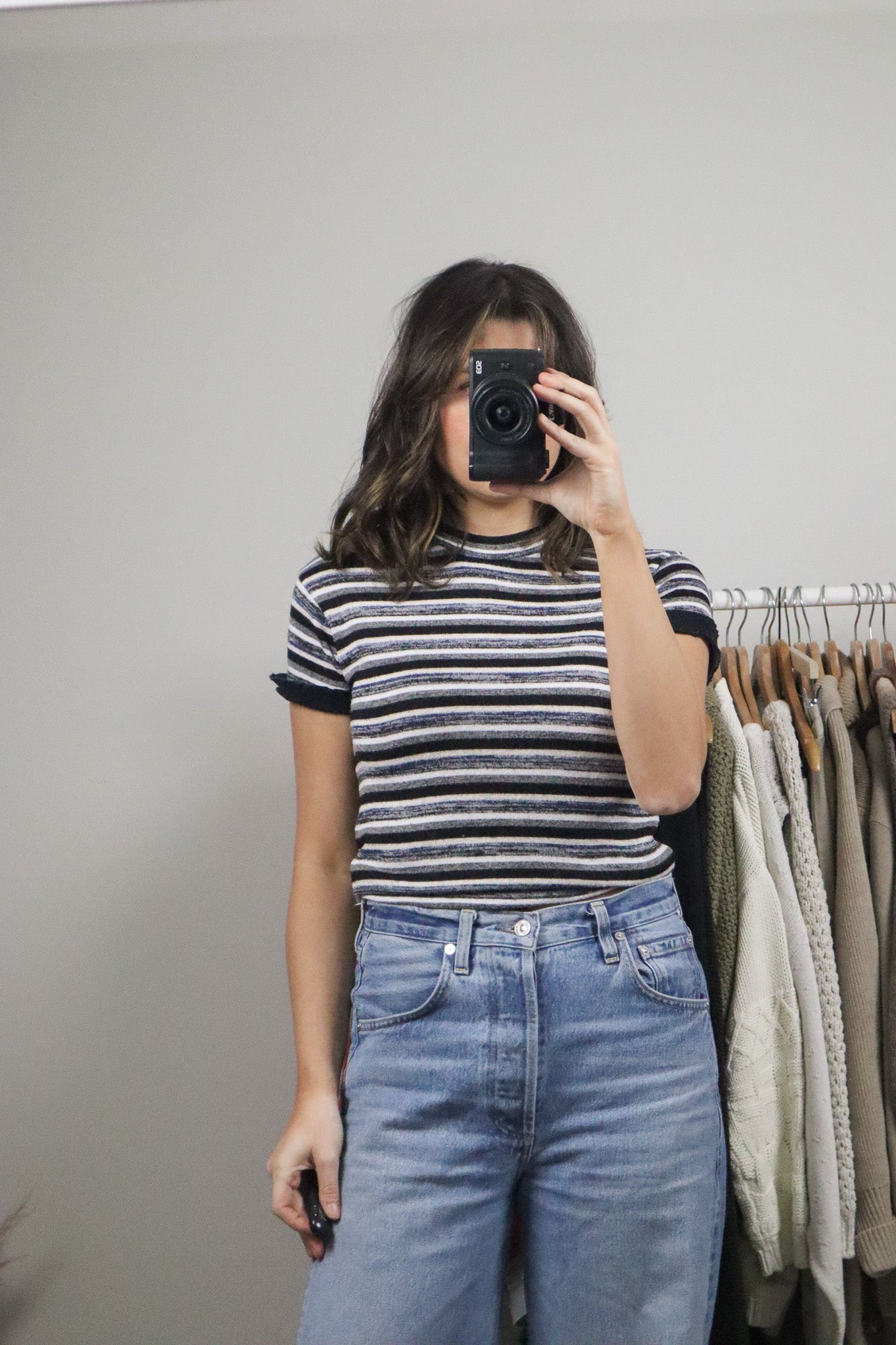 Vintage x Striped T-Shirt (S)