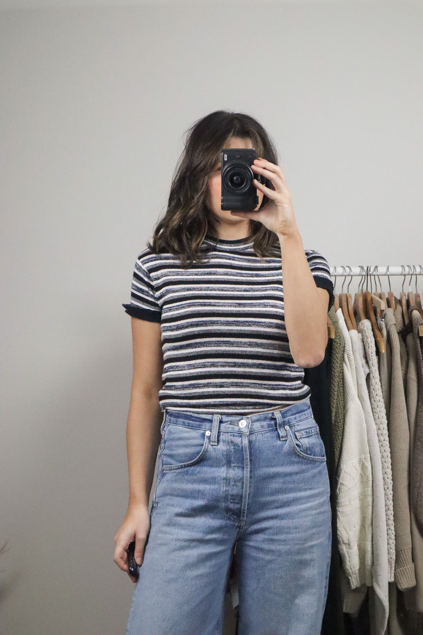 Vintage x Striped T-Shirt (S)