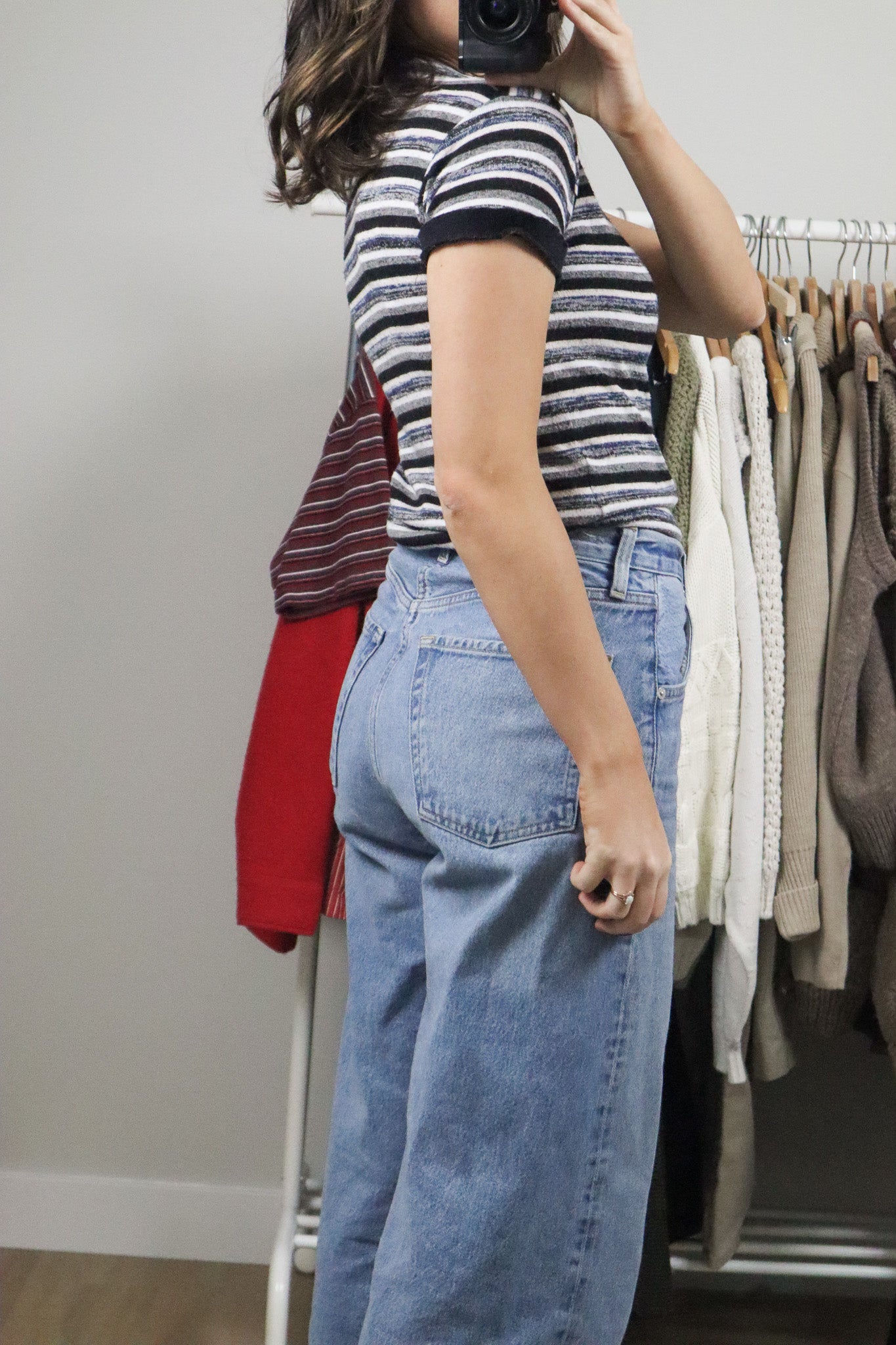 Vintage x Striped T-Shirt (S)