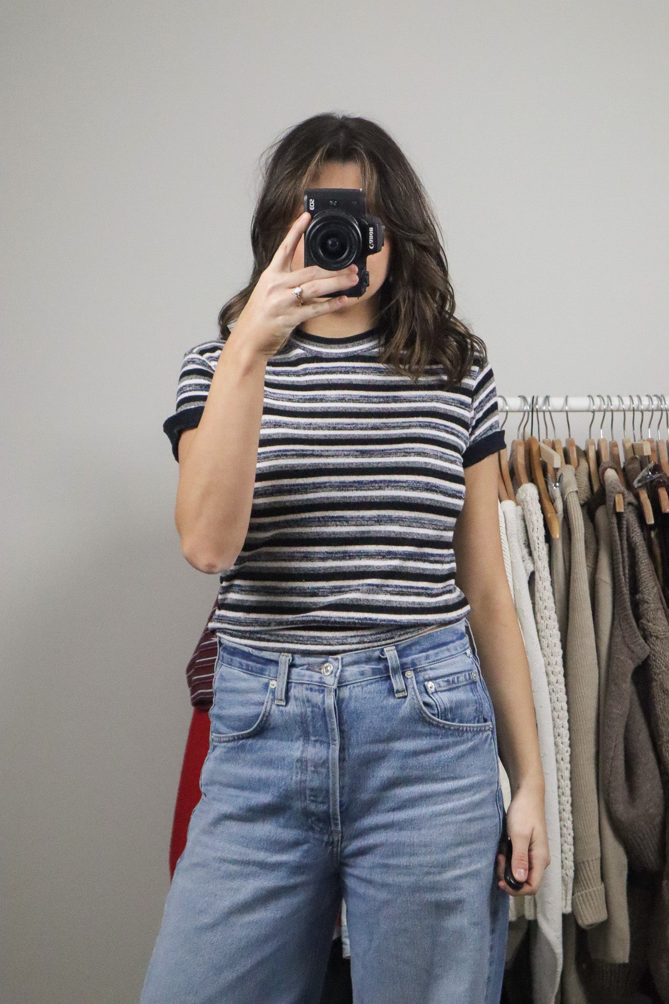 Vintage x Striped T-Shirt (S)