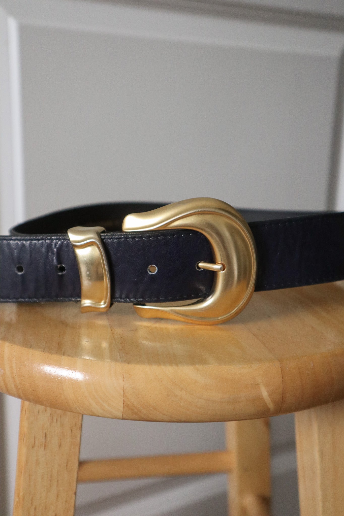 Vintage x Leather Belt (S)